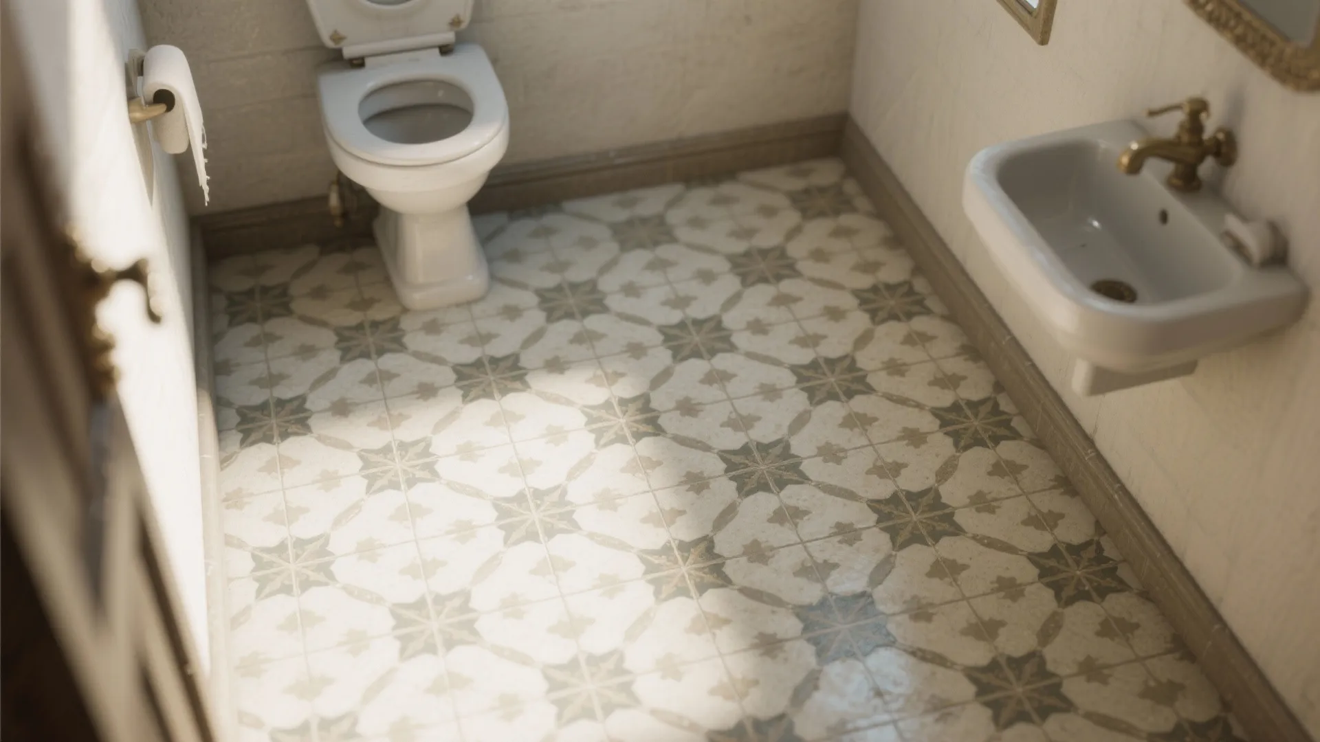 7. Patterned Flooring