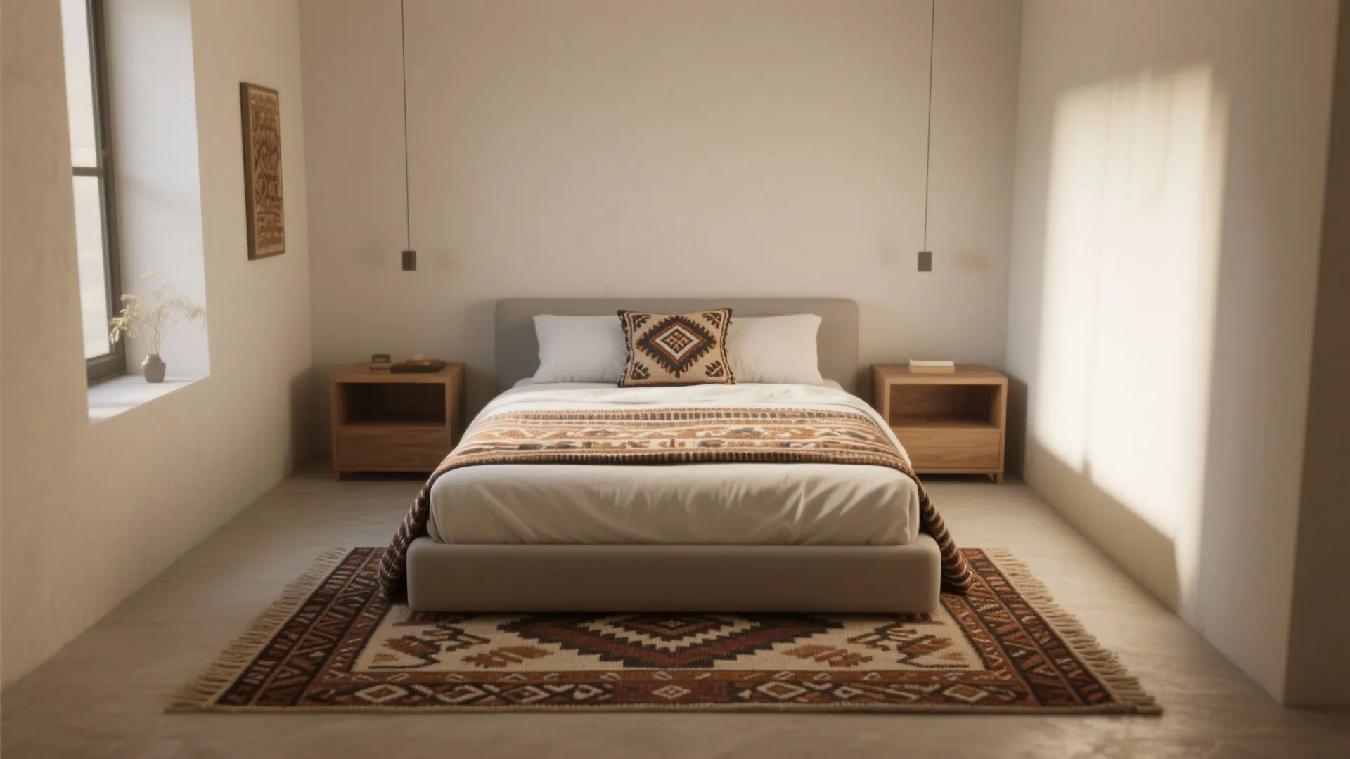 4. Bring in authentic patterns and modern minimalism