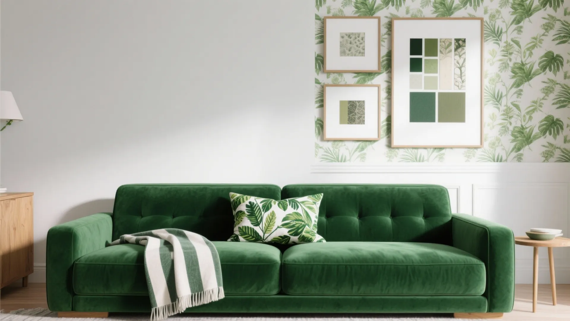 4) Pattern Play: Botanical Prints and Geometric Balance