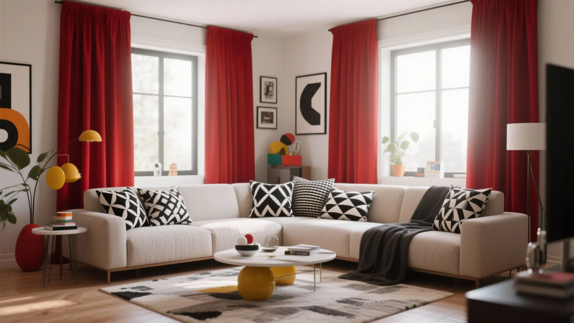 6. Pattern Play with Florals or Geometrics