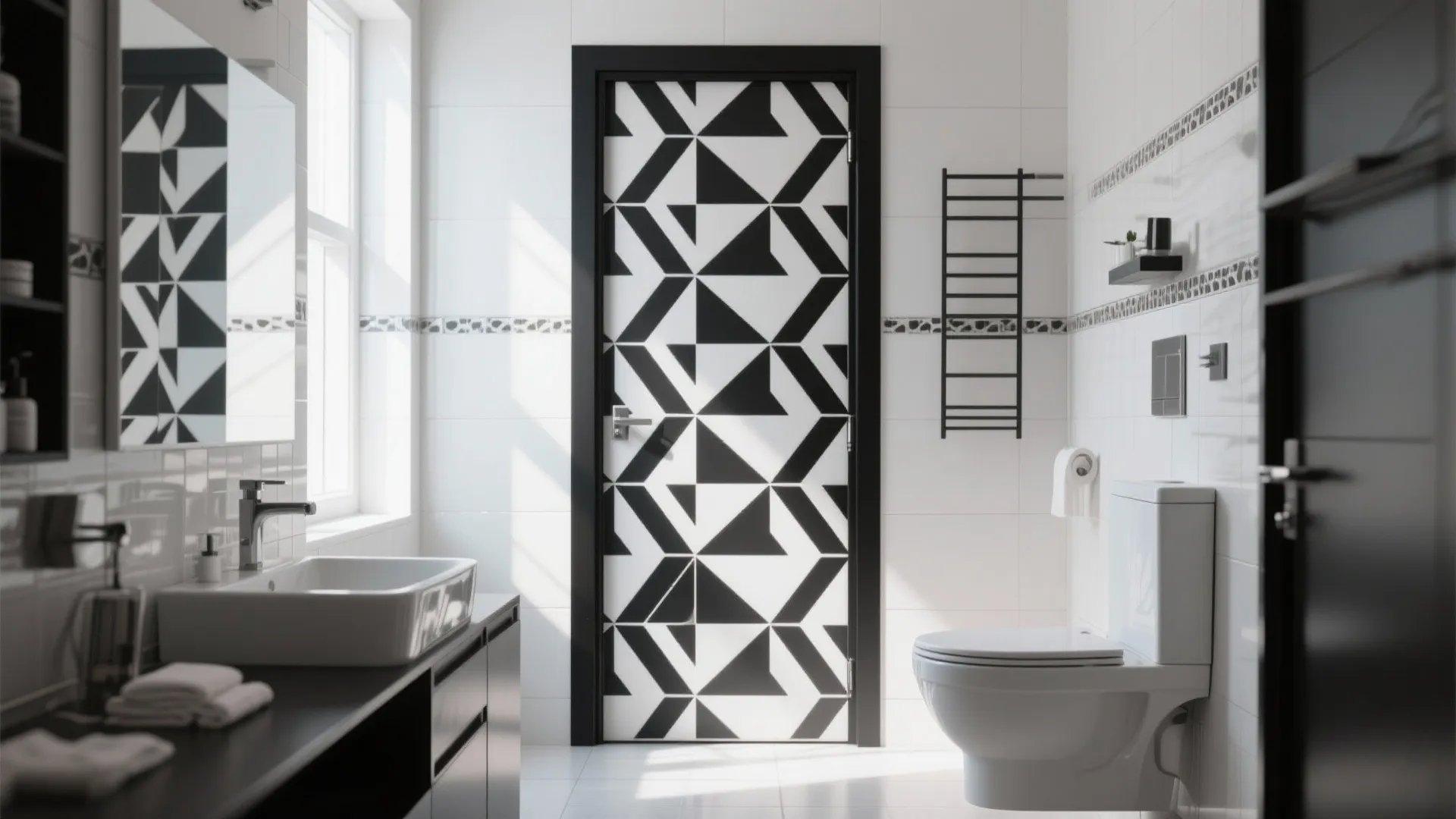 Printed Pattern PVC Door