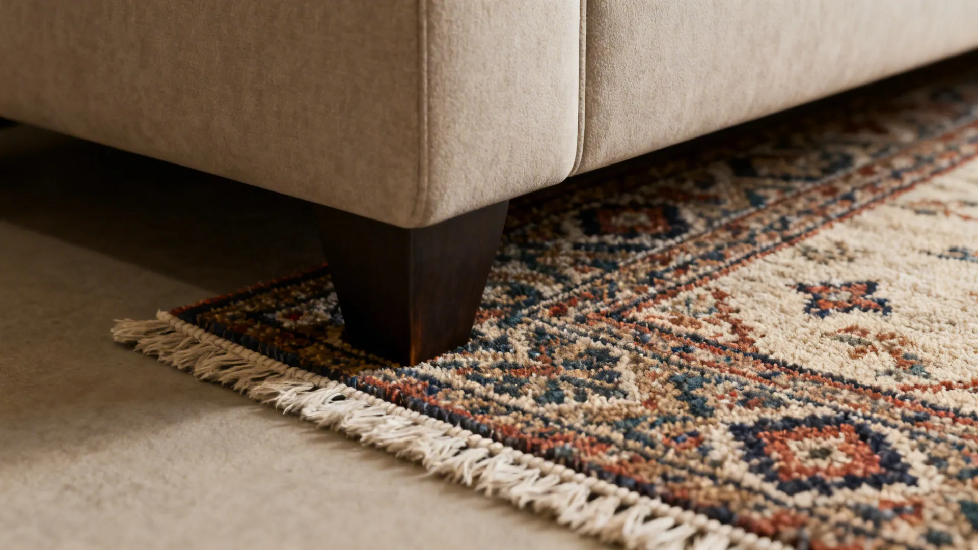 5. Balance pattern and scale with furniture