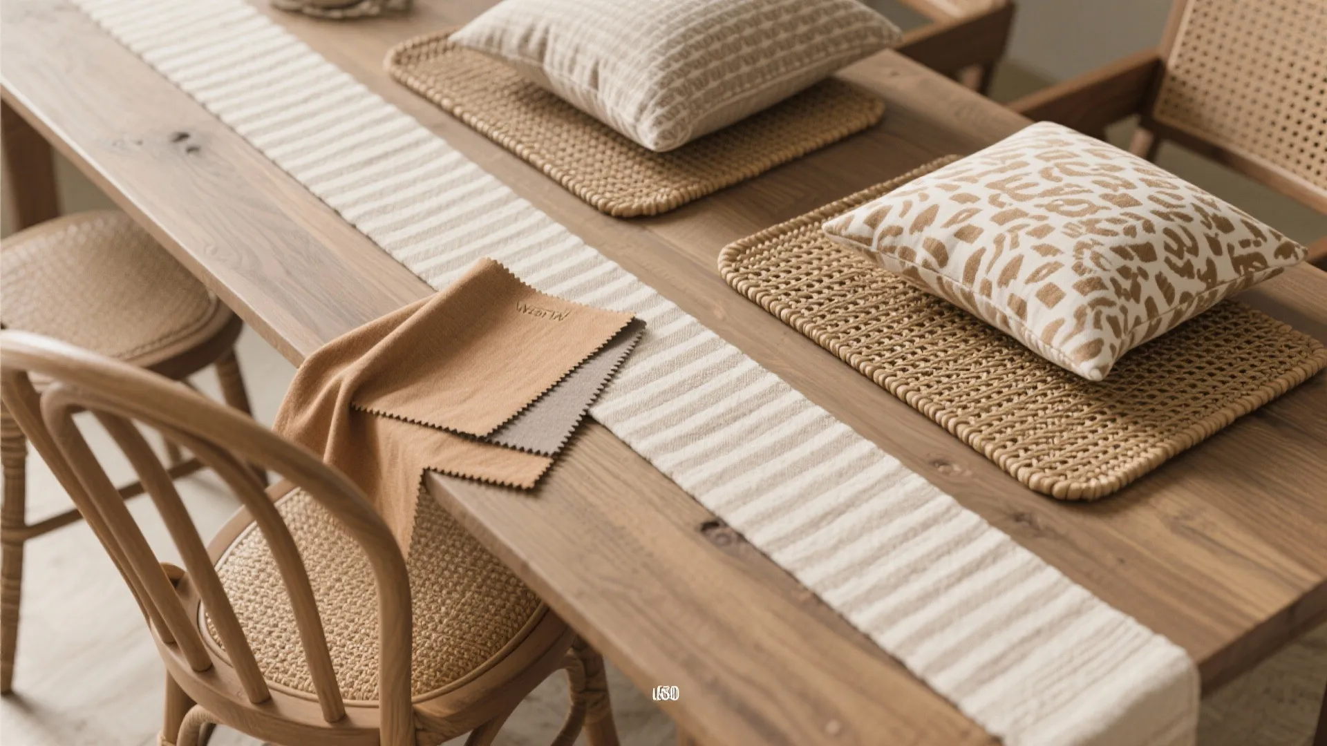 5. Add pattern and texture to light brown seating