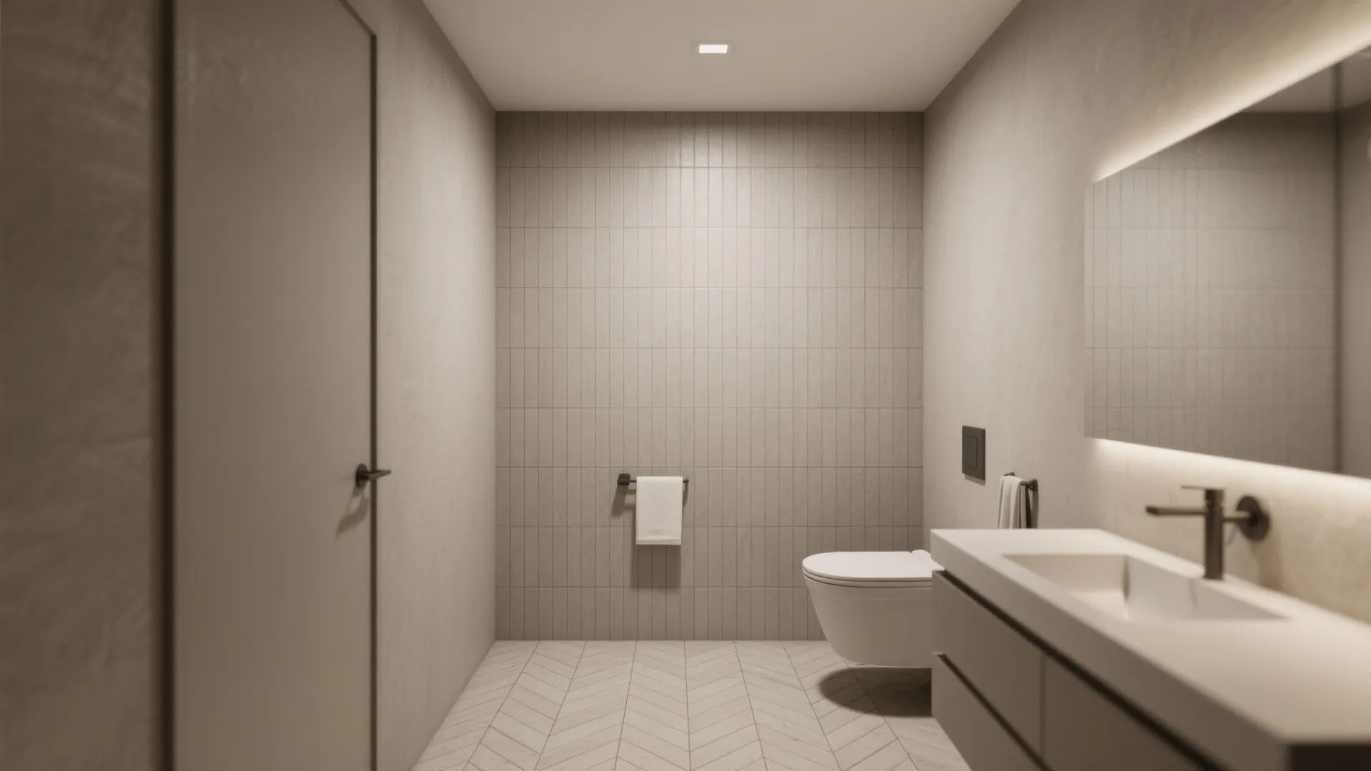 Patterns that trick the eye: stack, herringbone, vertical lines