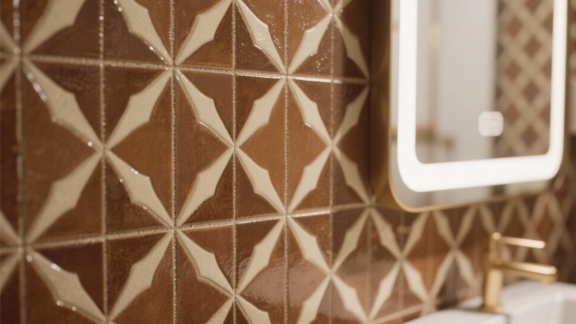 5. Patterned Accent Wall