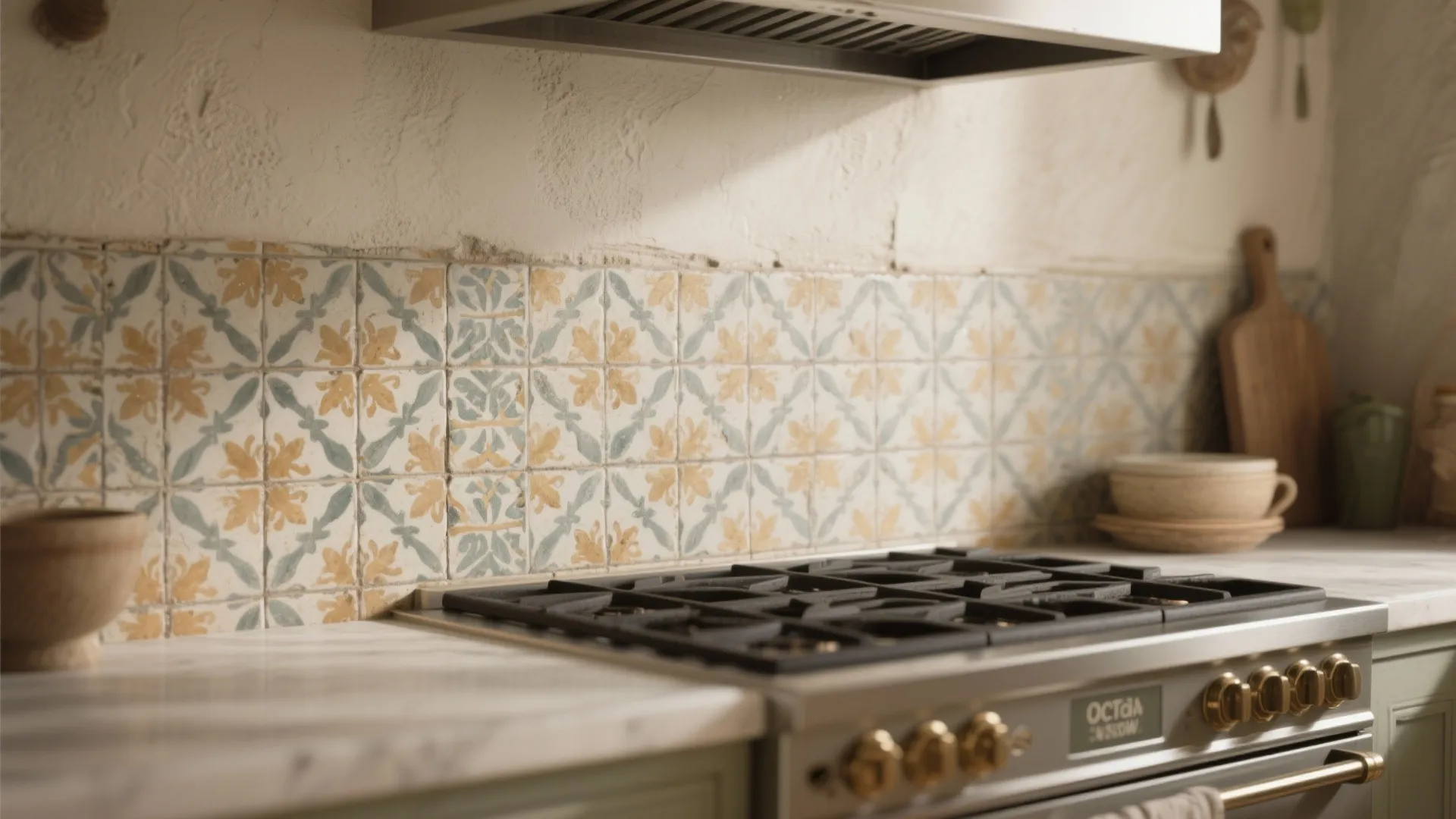 5. Patterned tile and textured backsplashes