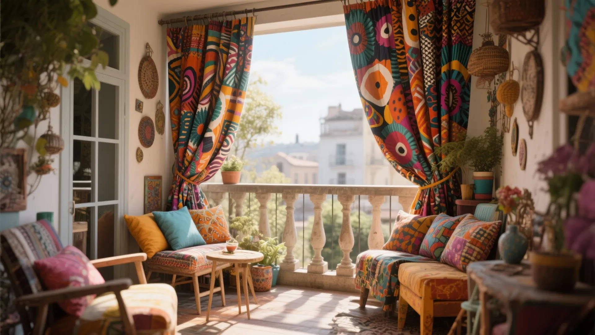 Patterned drapes for bold personality