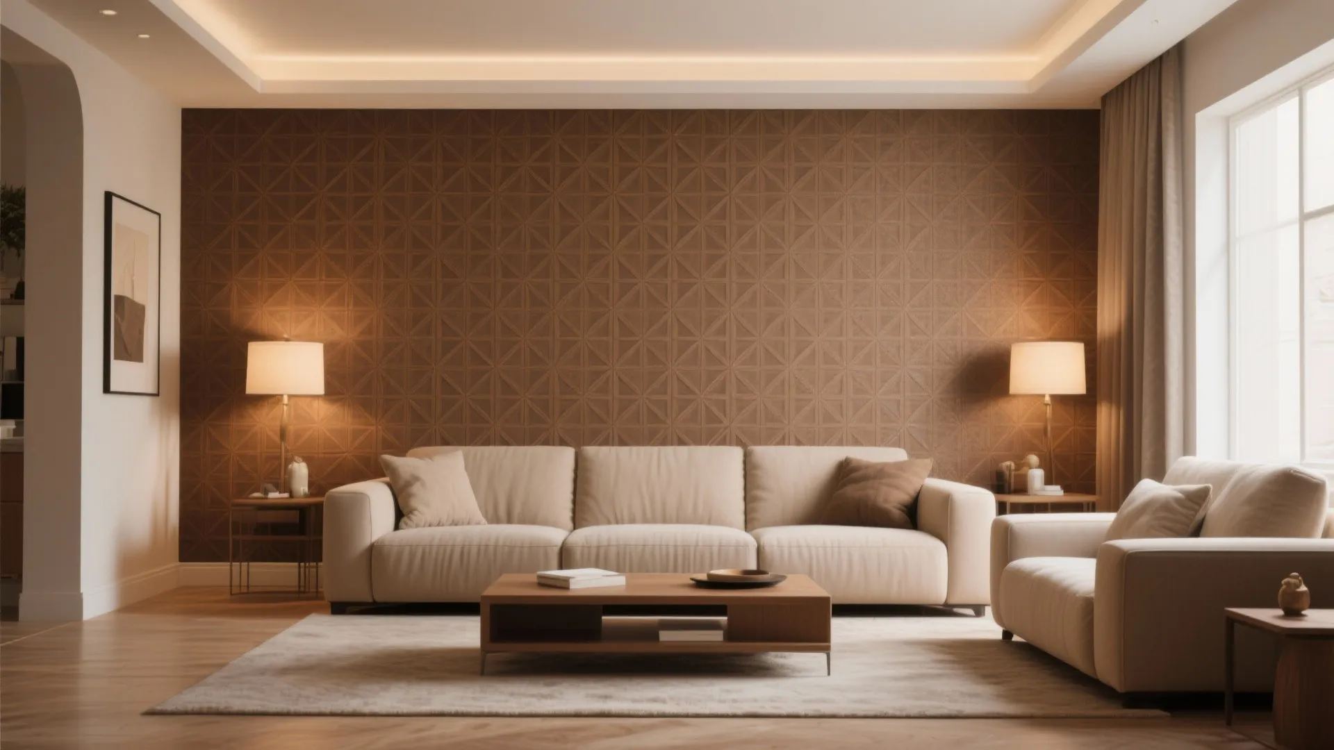 Patterned Brown Wallpapers