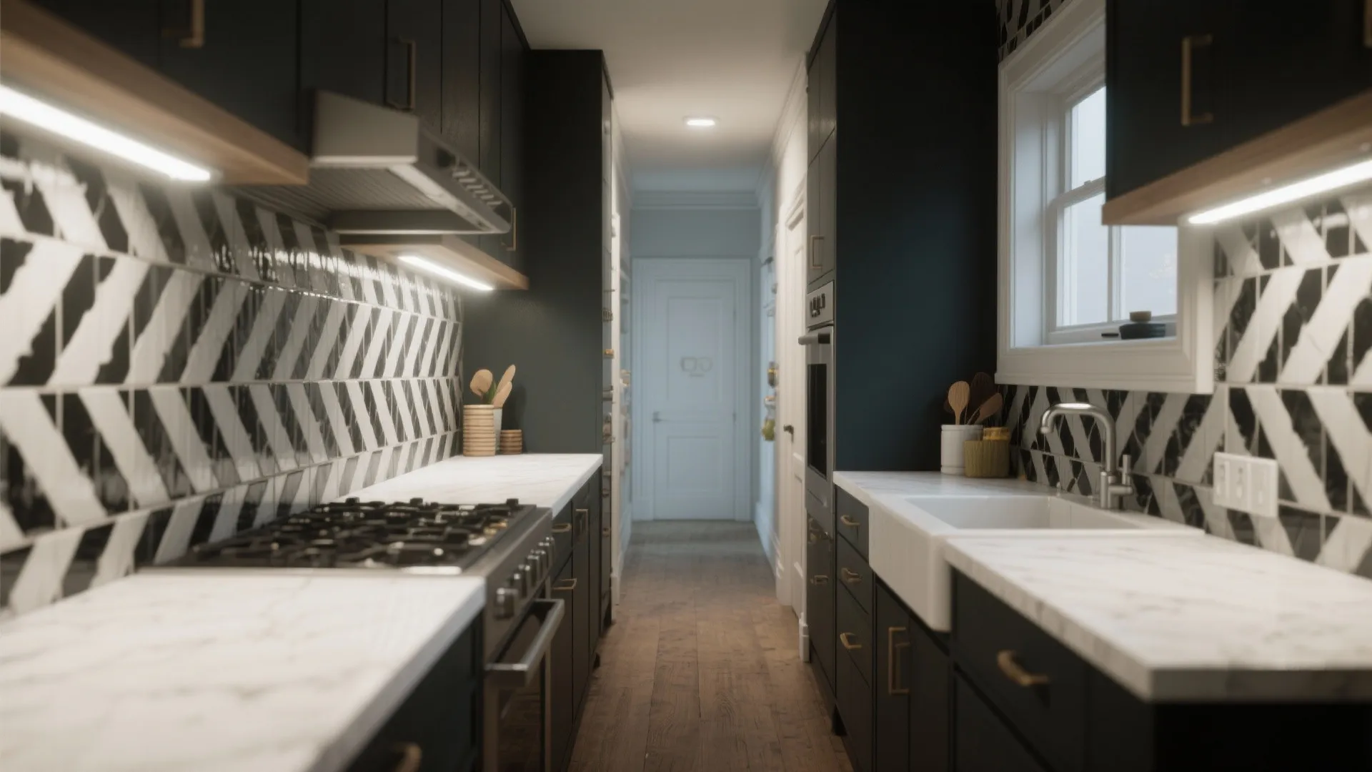 5. Patterned Black & White for Graphic Punch