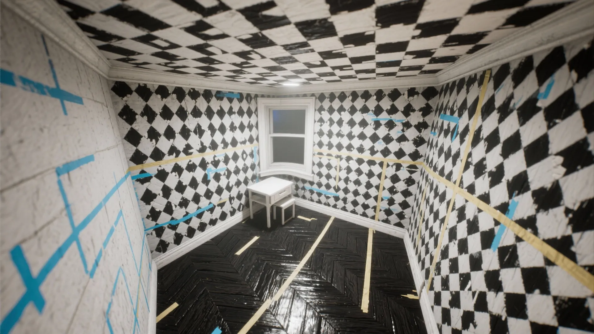 Patterned Ceilings and Accent Floors