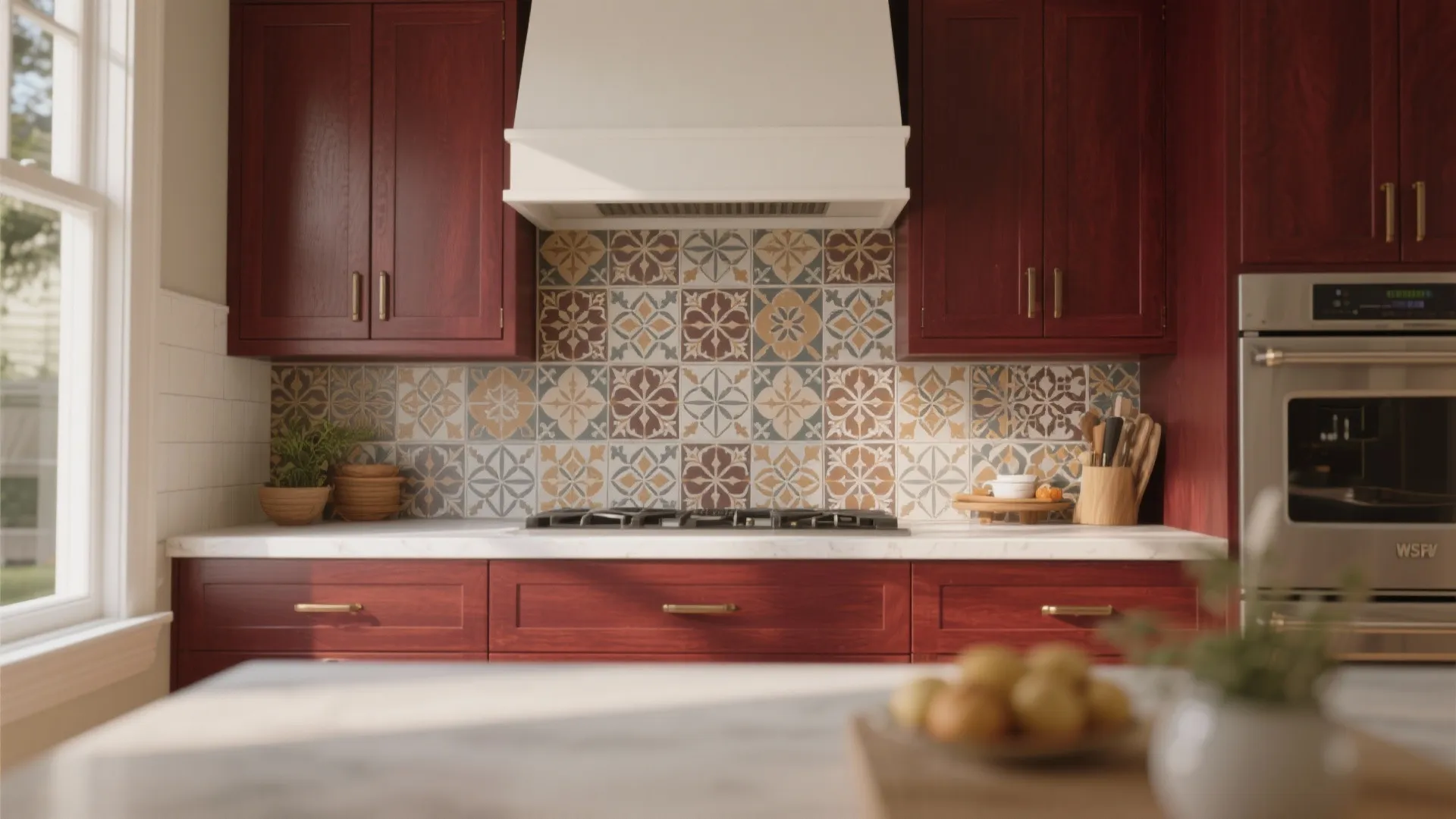 7. Patterned Cement Tiles