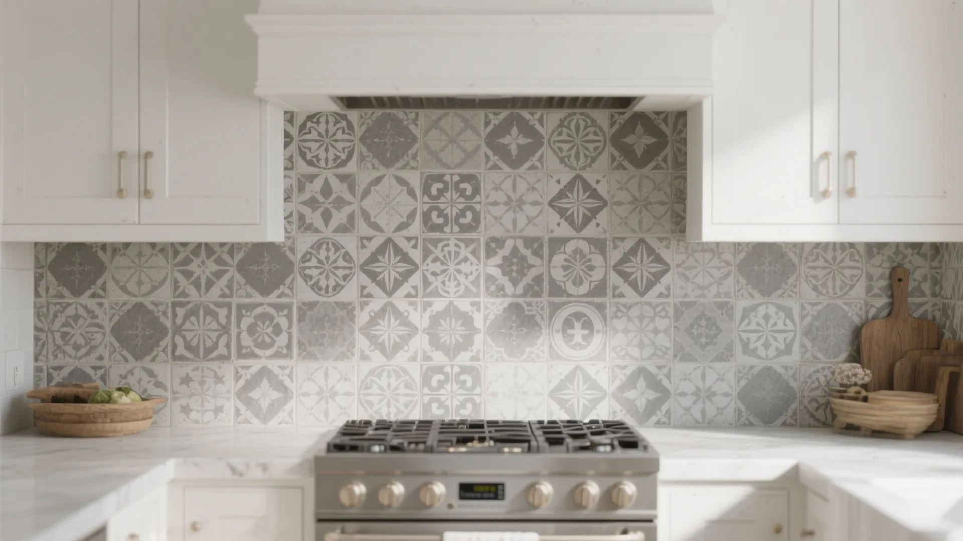 9. Patterned Cement Tiles