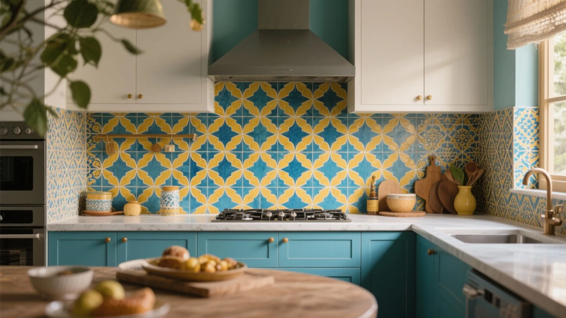 4. Patterned Cement Tiles