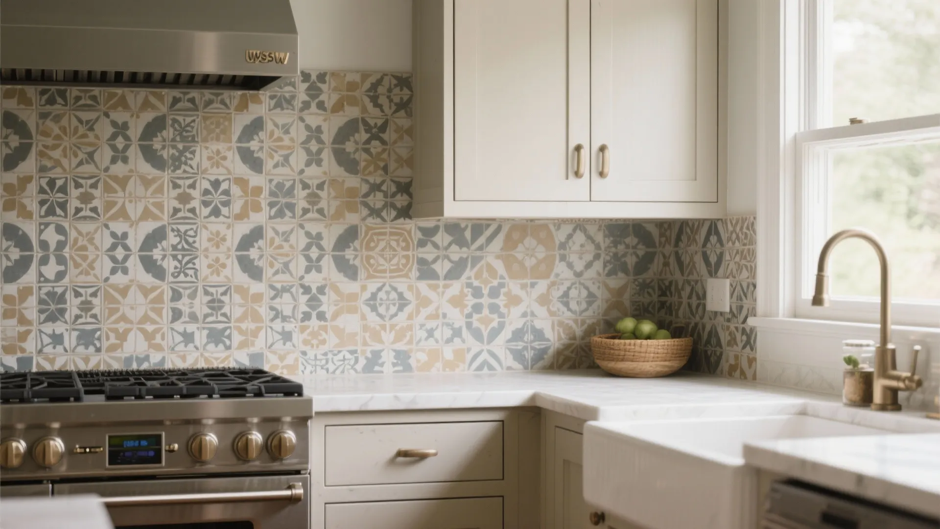 5. Patterned Cement Tiles