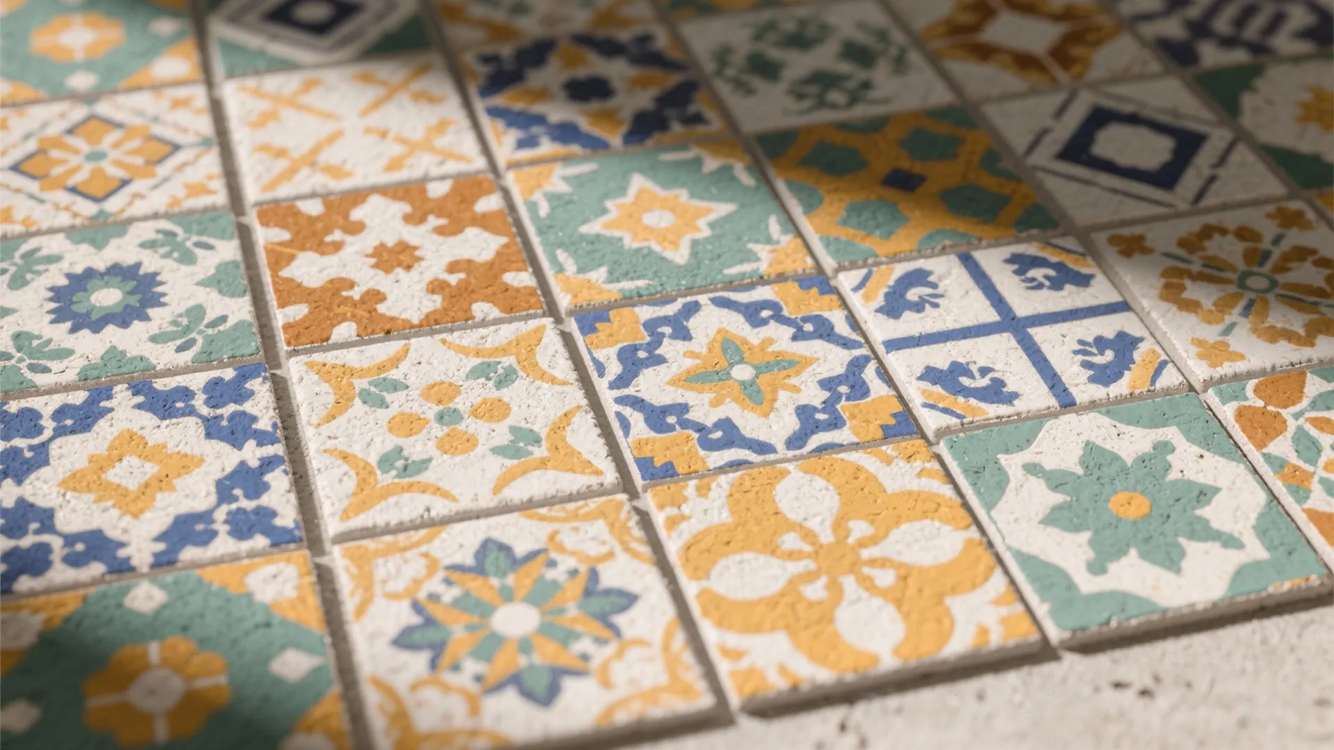 Tip 5: Patterned Cement Tiles