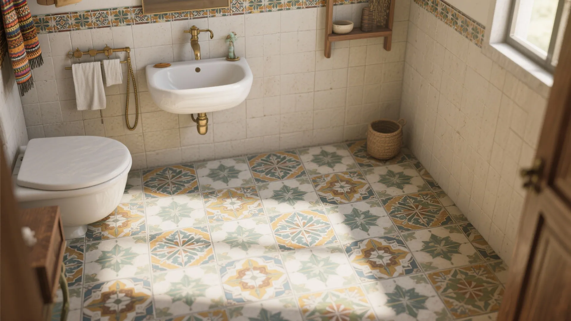 Patterned Cement Tiles