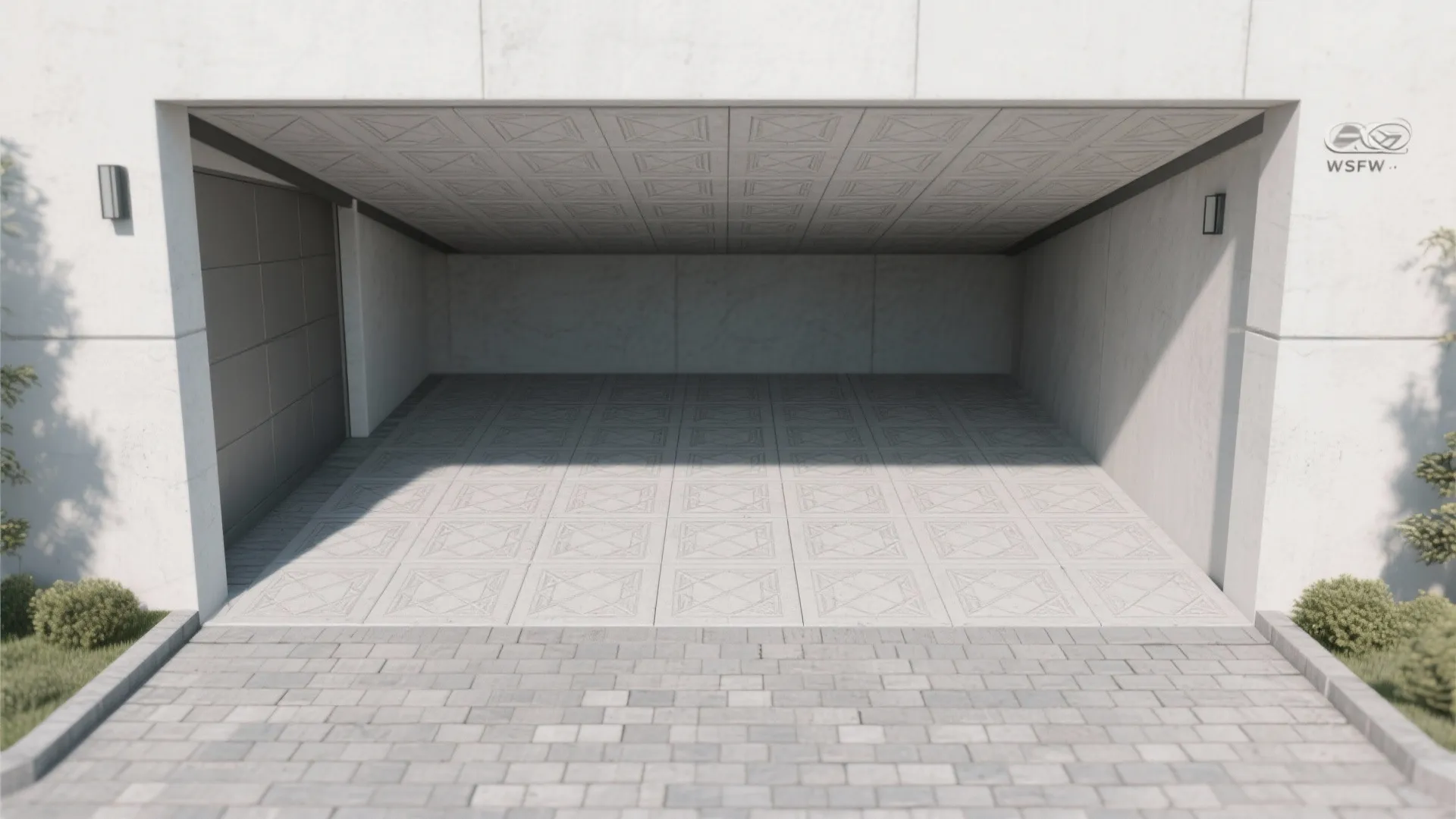 Tip 9: Patterned Concrete Finish