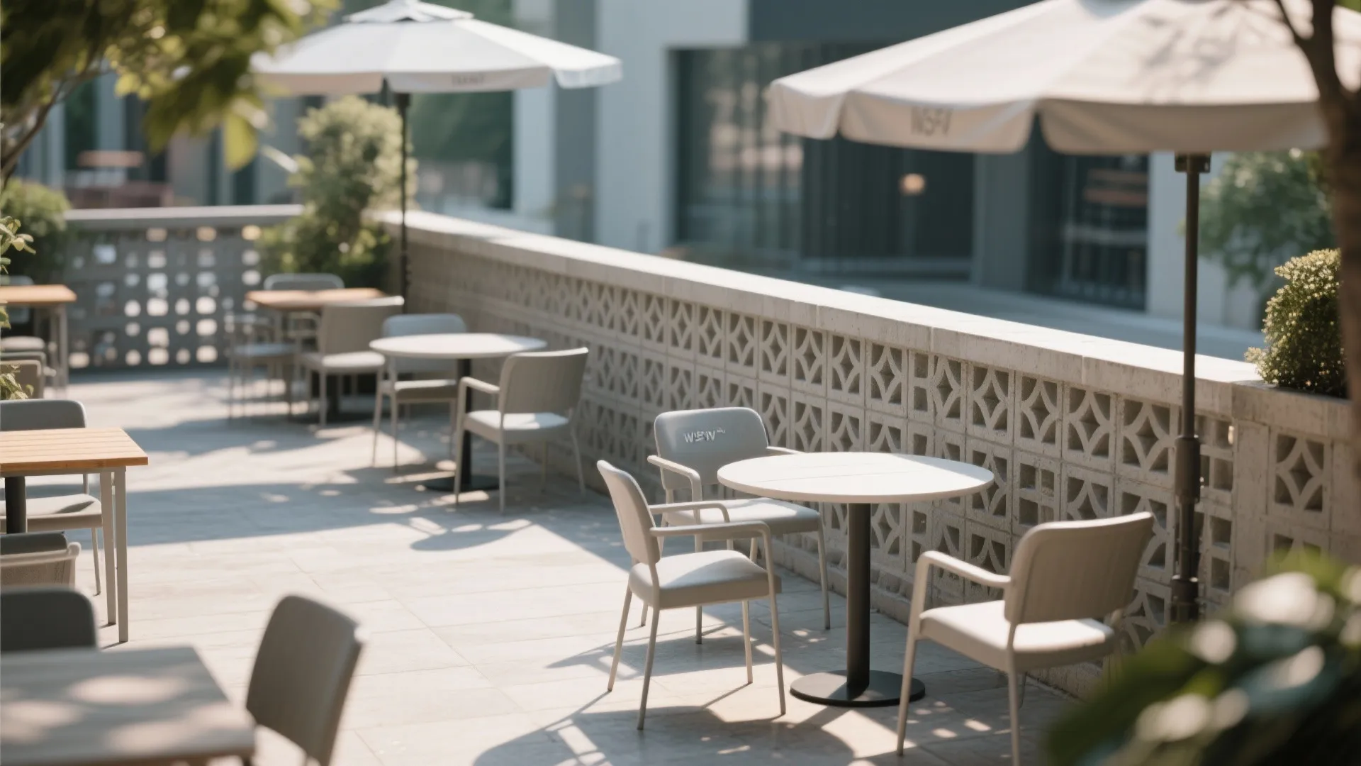 Patterned Concrete Screens