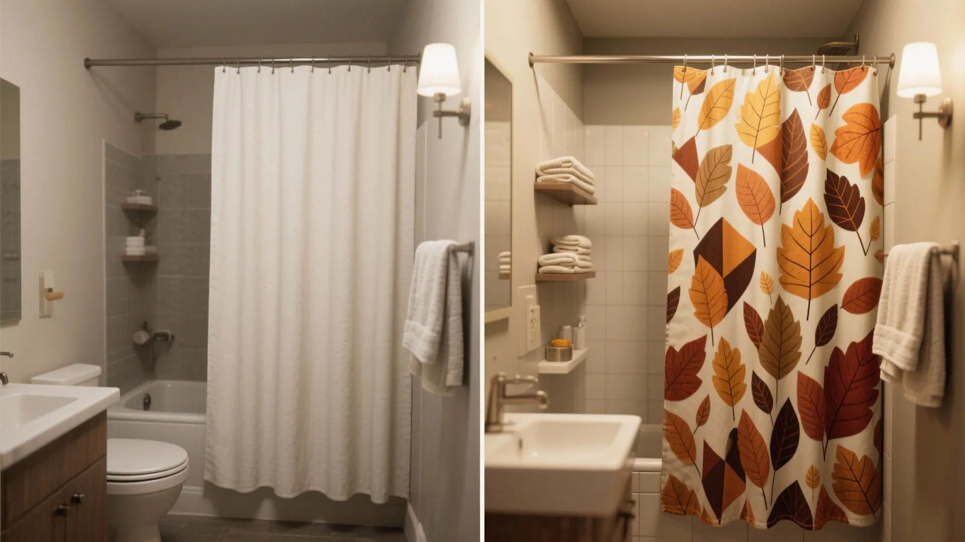 4. Patterned Shower Curtains as Focal Sets