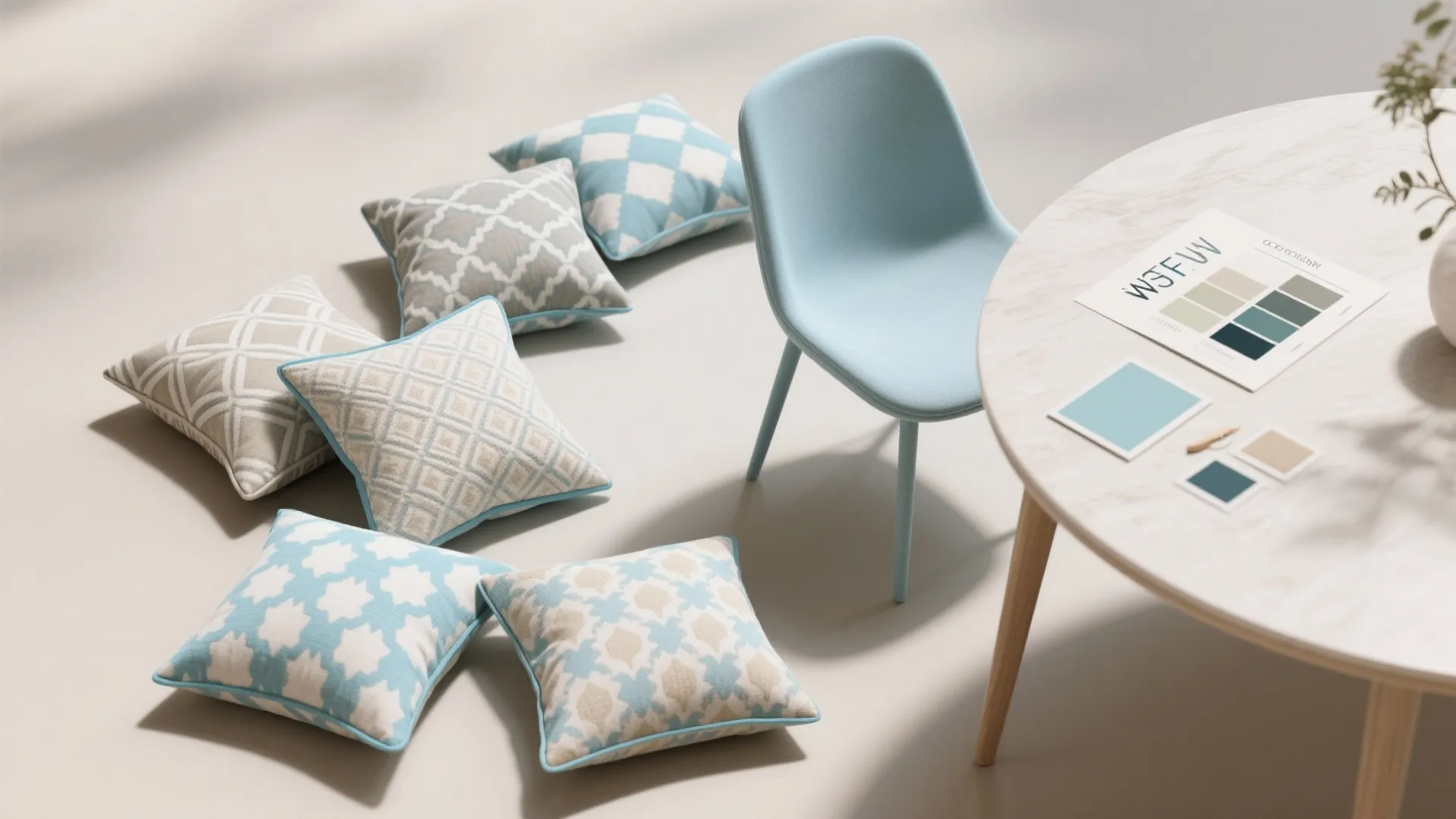 3. Use patterned cushions for personality