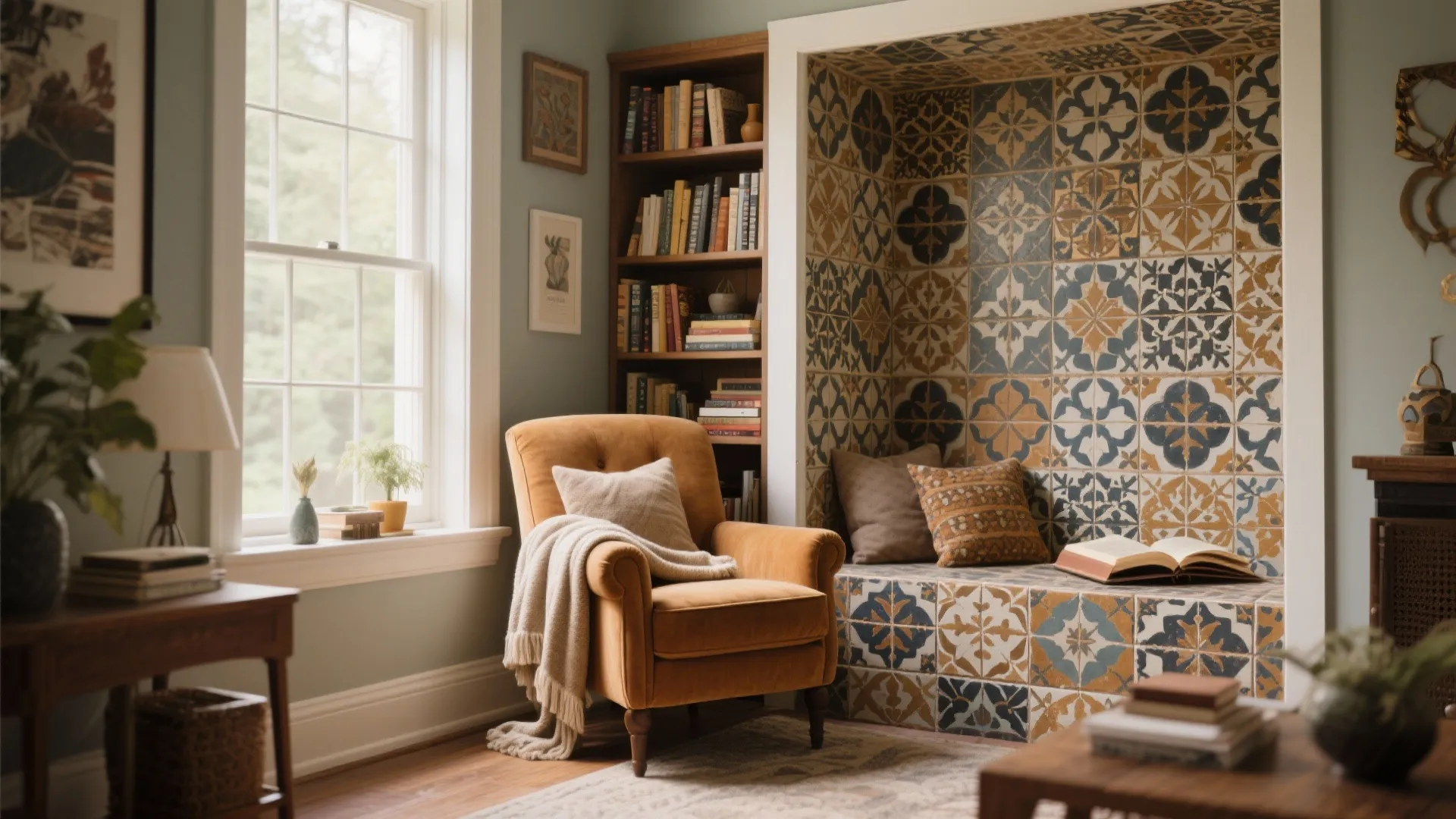 Patterned Encaustic Style