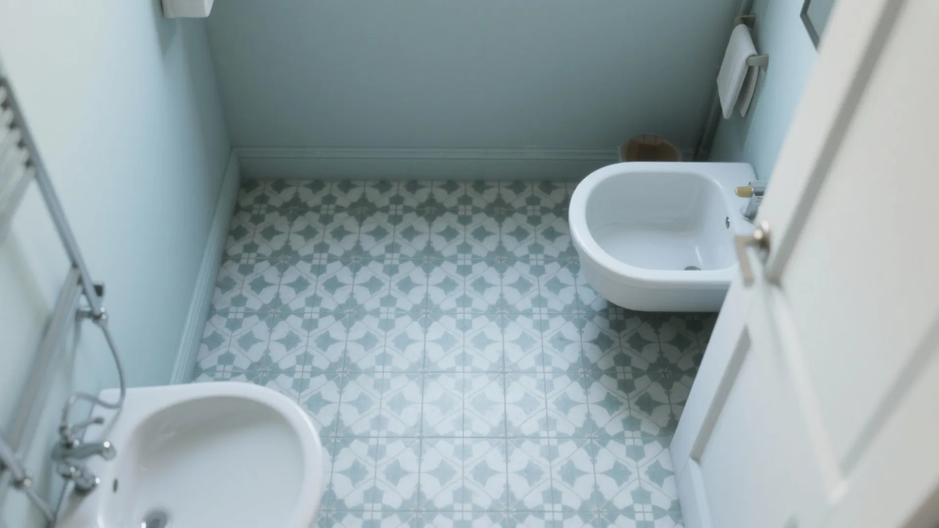 5. Patterned Floors for Personality