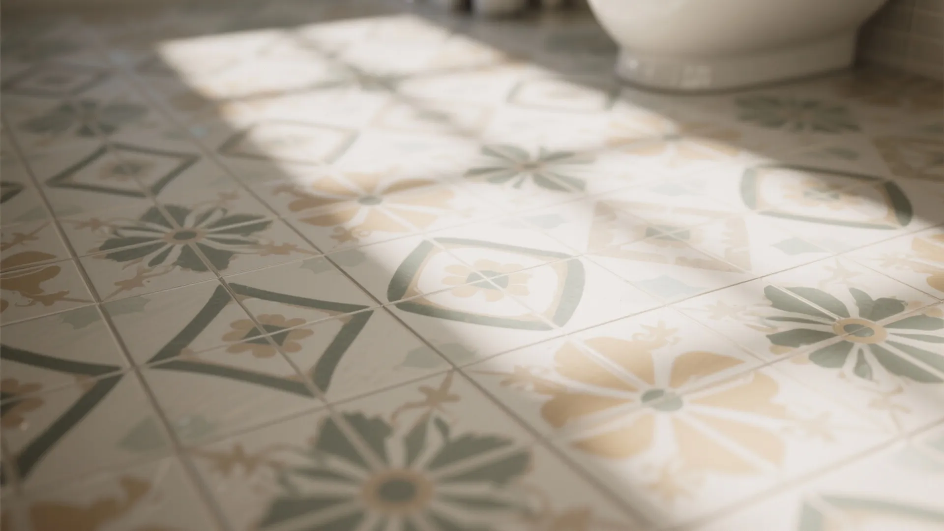 4. Patterned Floor Tiles