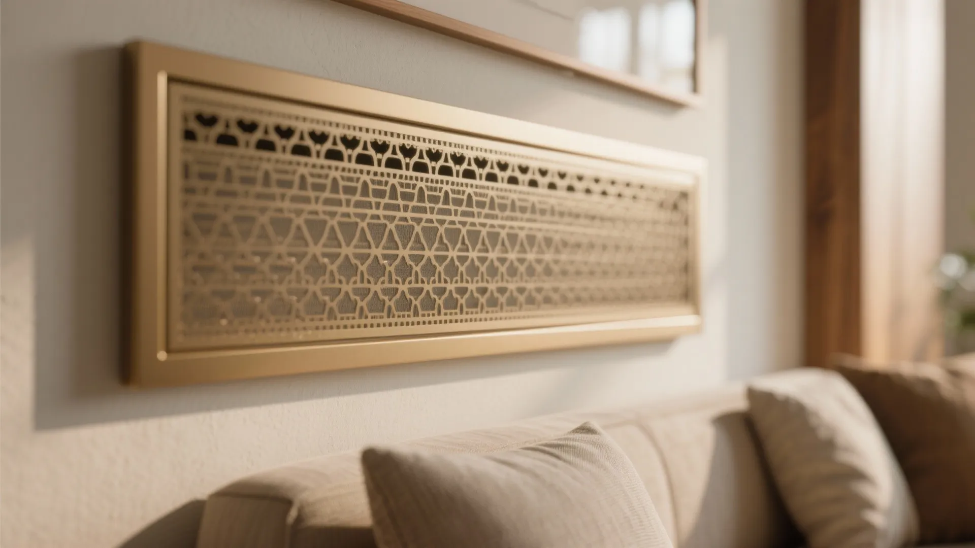 Patterned Metal or Wood Grilles as a Feature