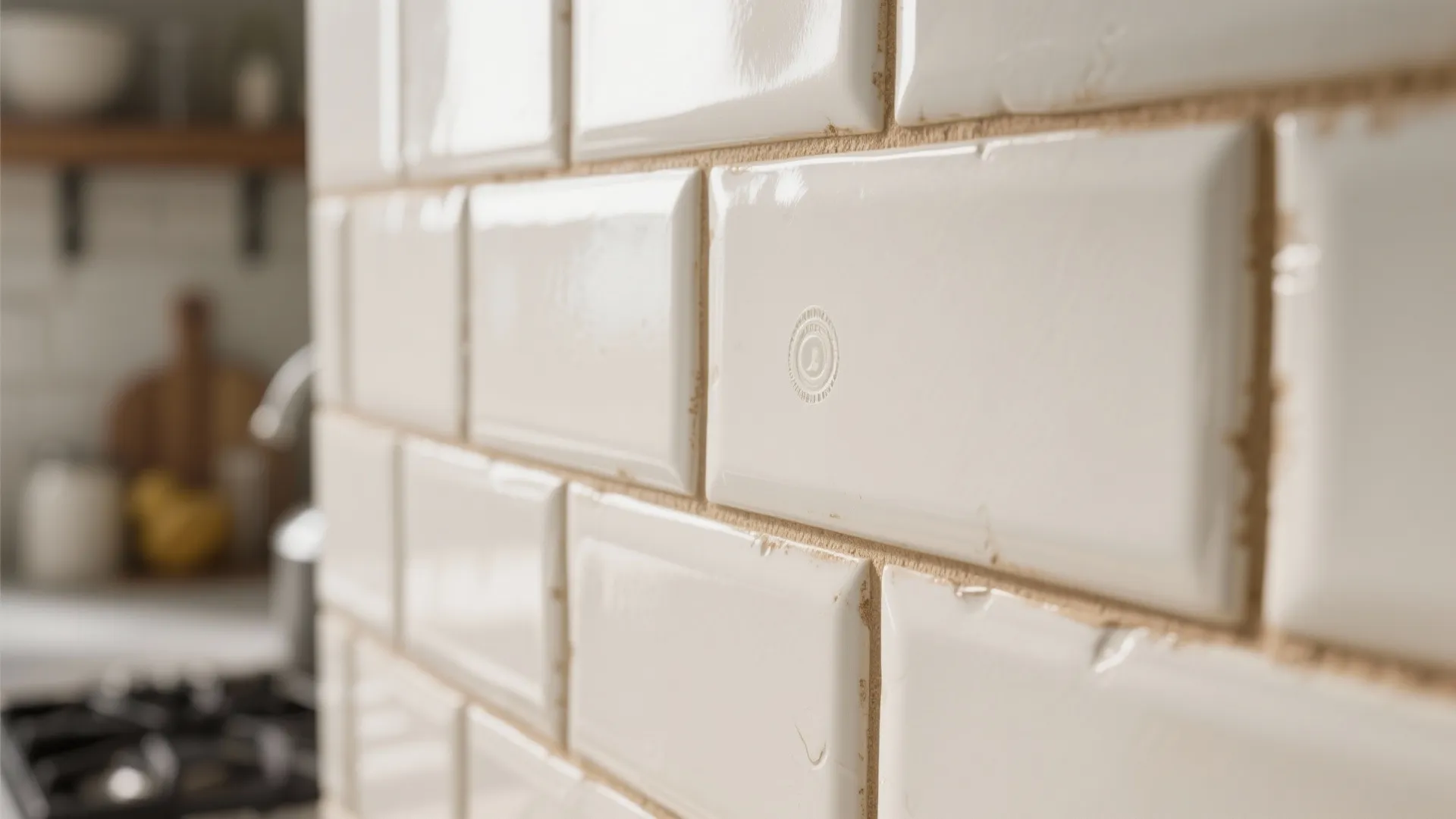 5. Patterned grout for subtle contrast