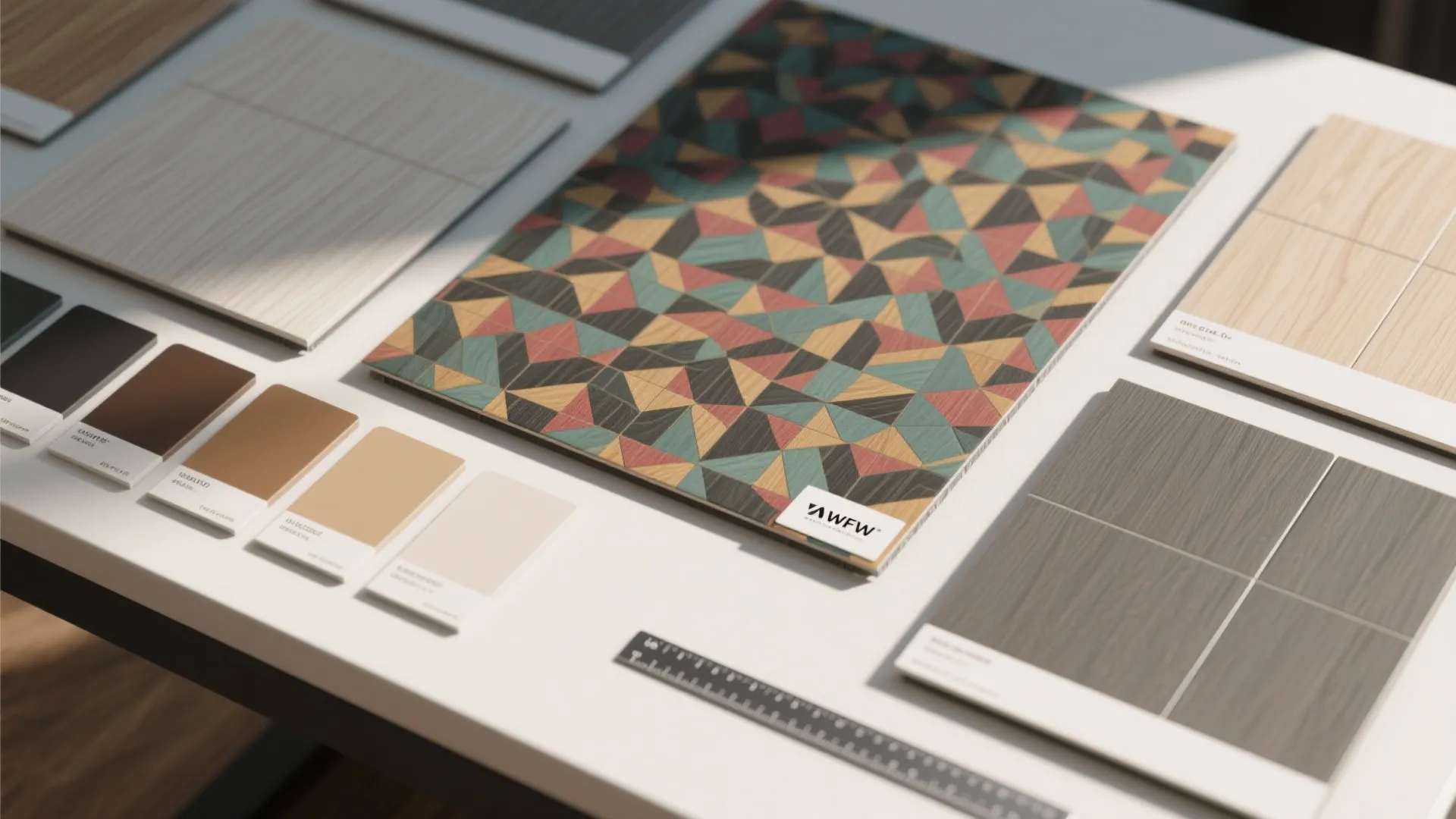 5. Patterned laminate panels for personality without the maintenance
