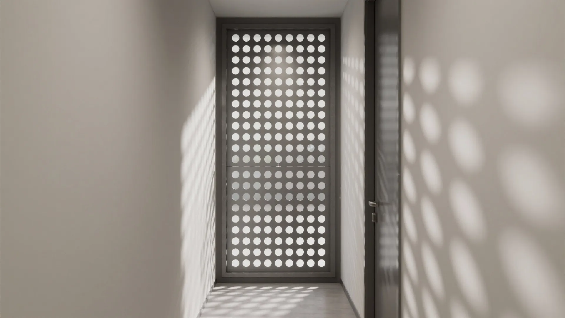 Patterned Metal Grilles that Balance Privacy and Light