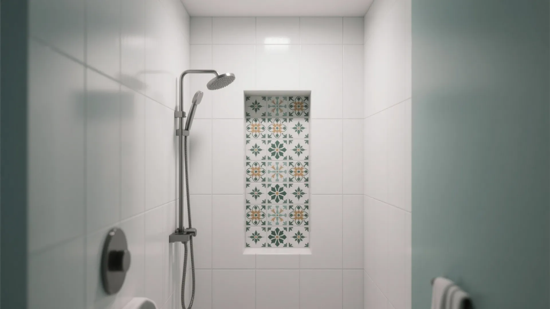 8. Accent Niche with Pattern