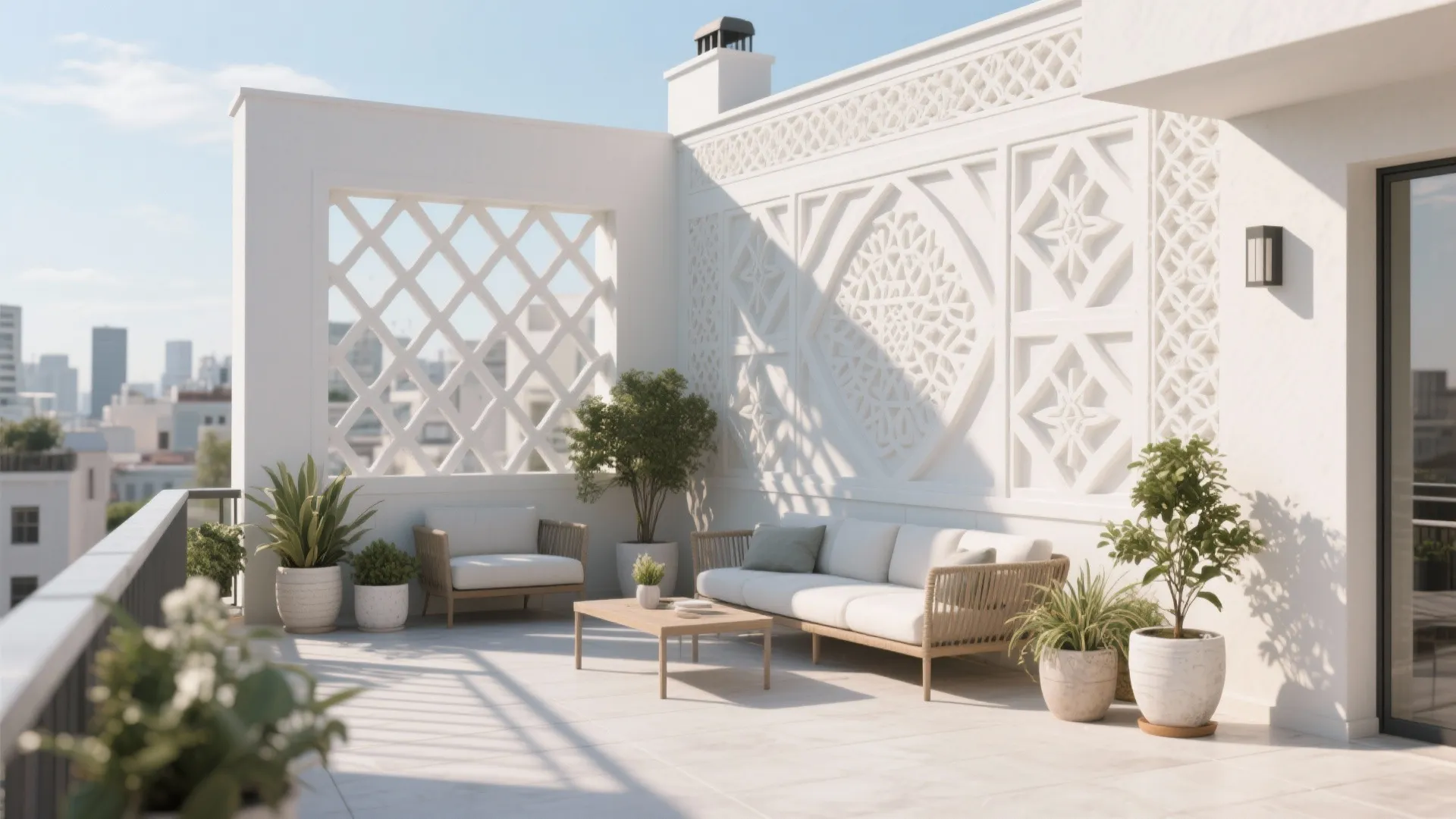 Patterned Plaster Artwork