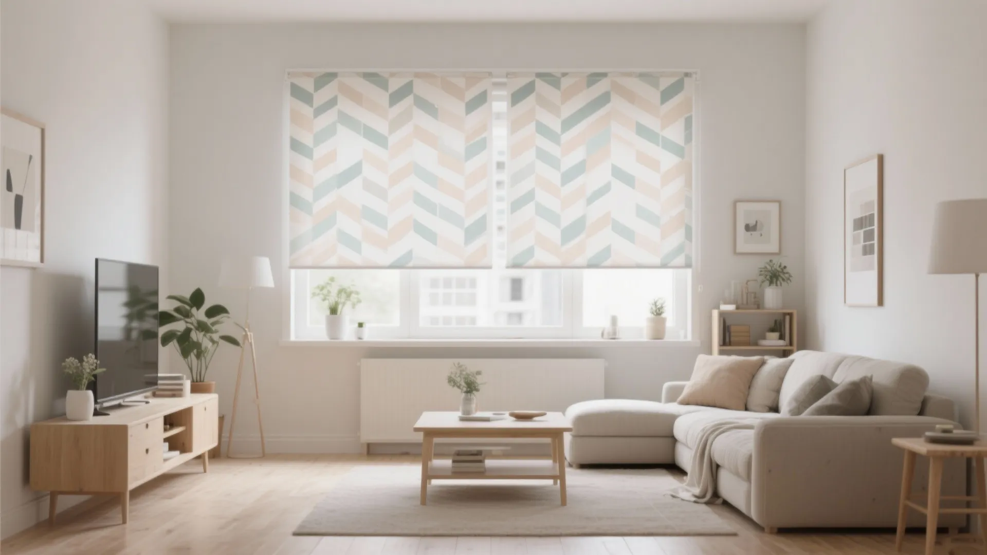 10. Patterned Roller Blinds