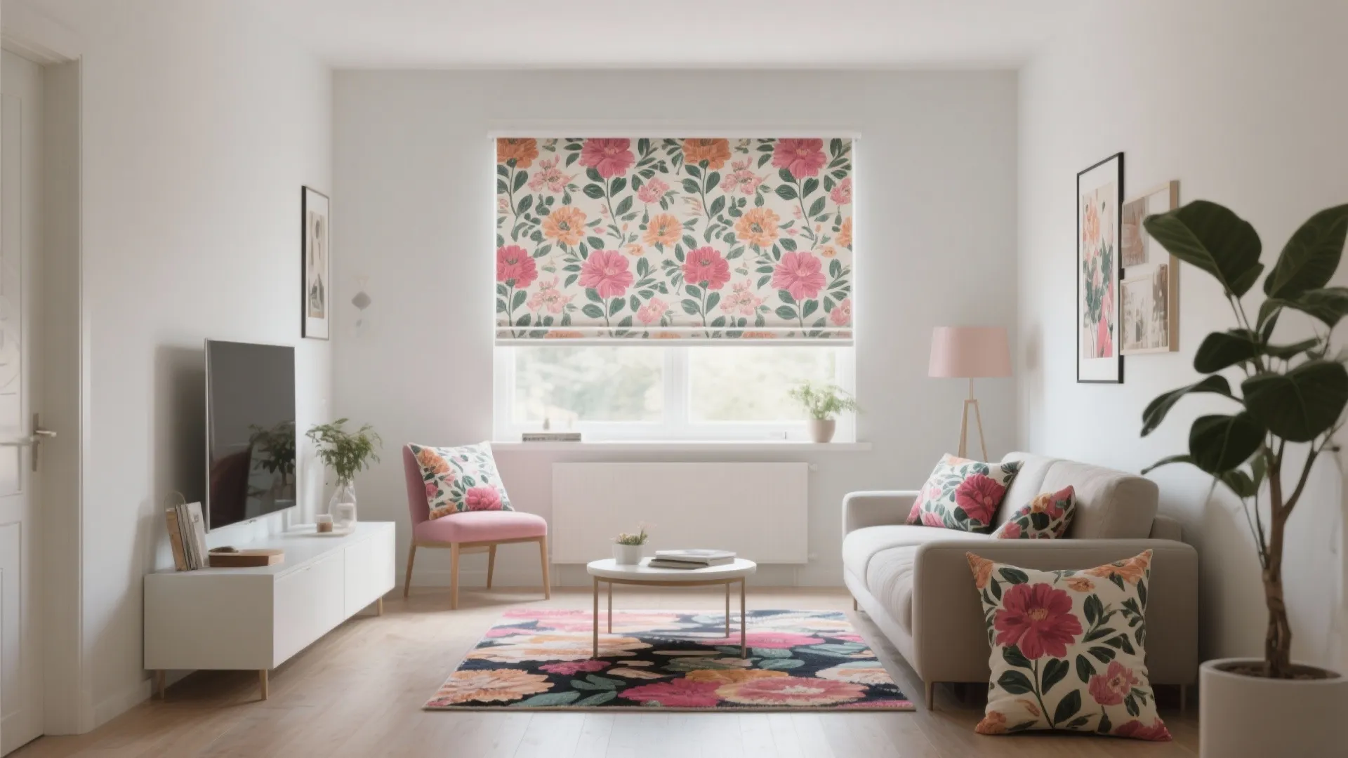 Patterned Roller Shades as a Statement