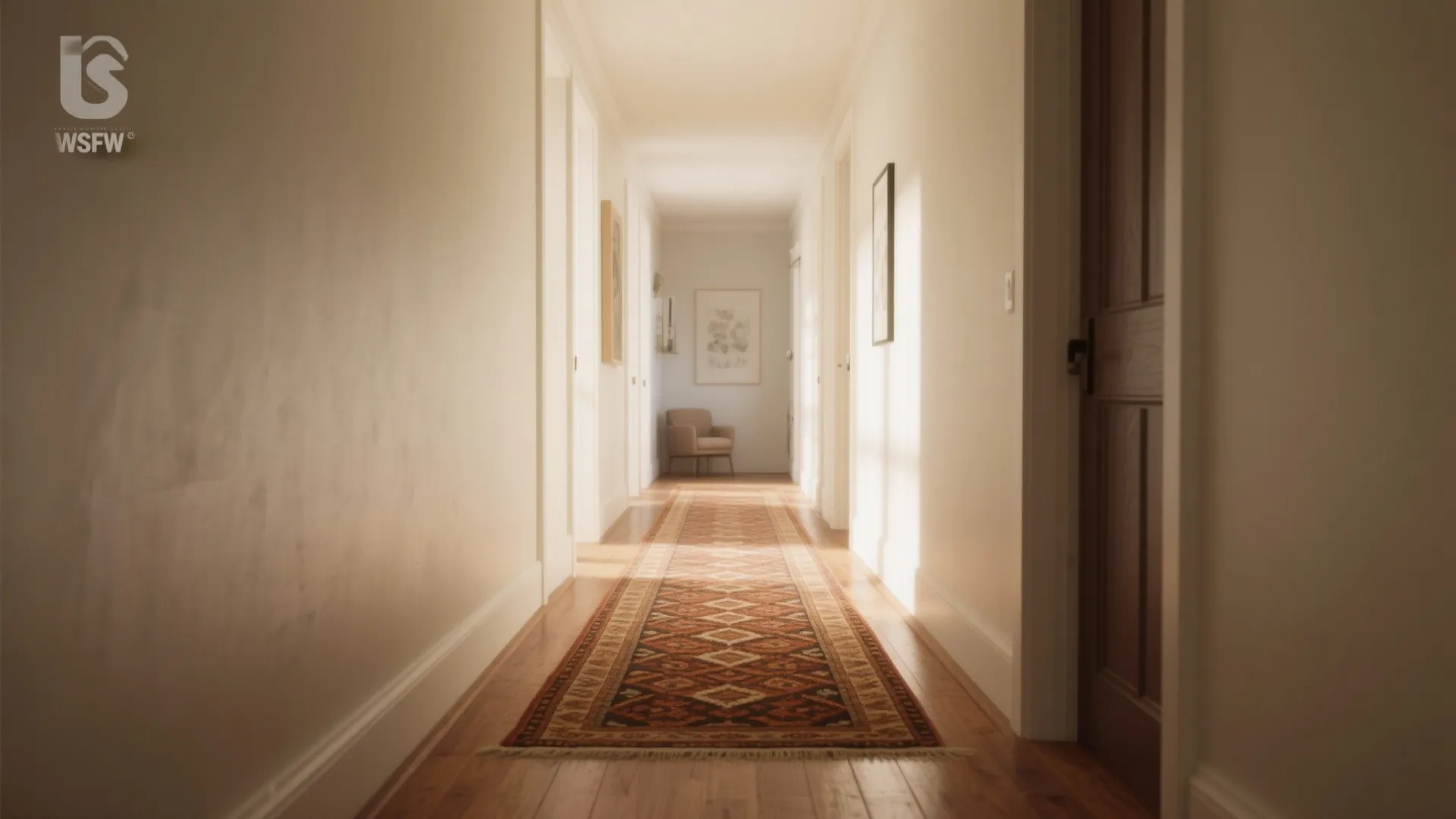 Runner rug for warmth and color