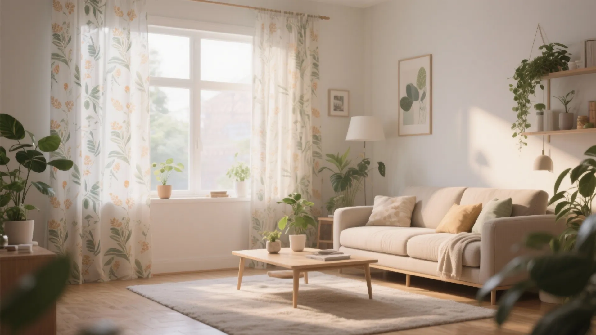 4. Softly Patterned Sheers