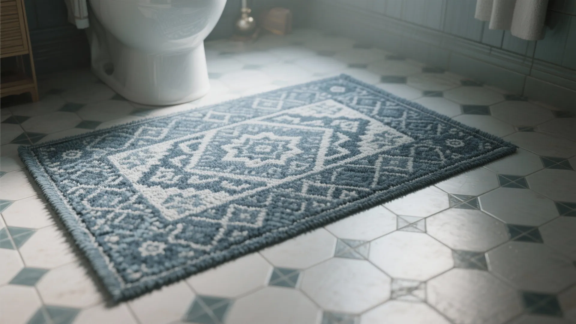 3. Patterned slate blue for visual interest