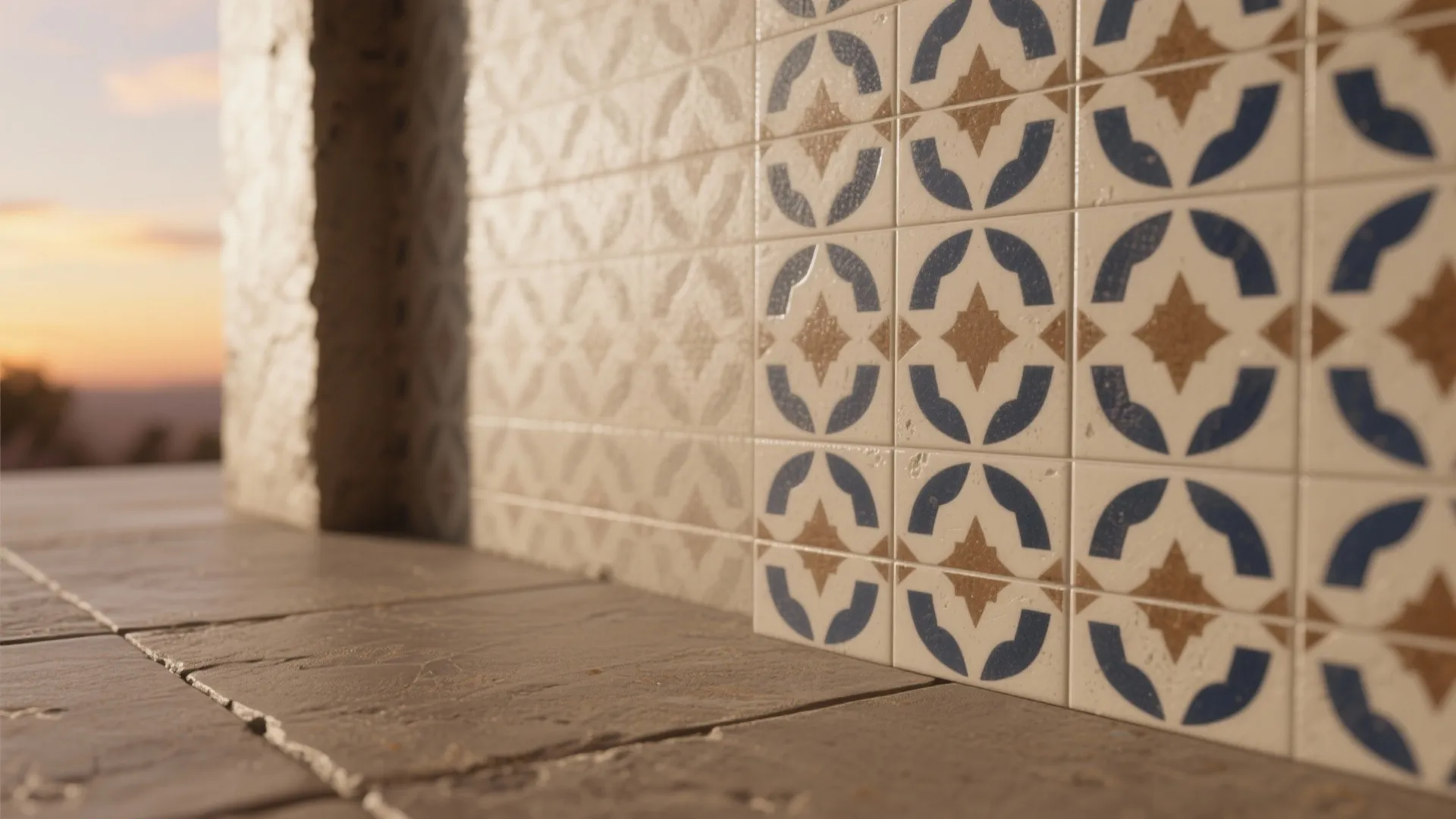 Patterned Tiles as the Solo Star