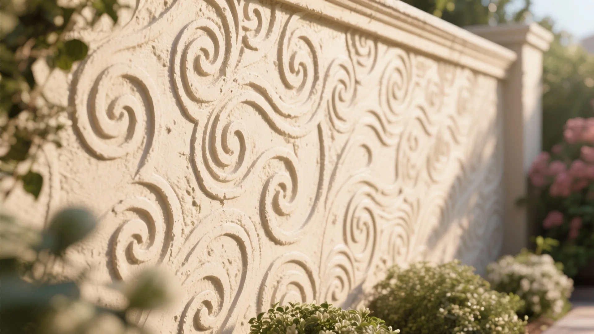 Stucco With Subtle Patterns