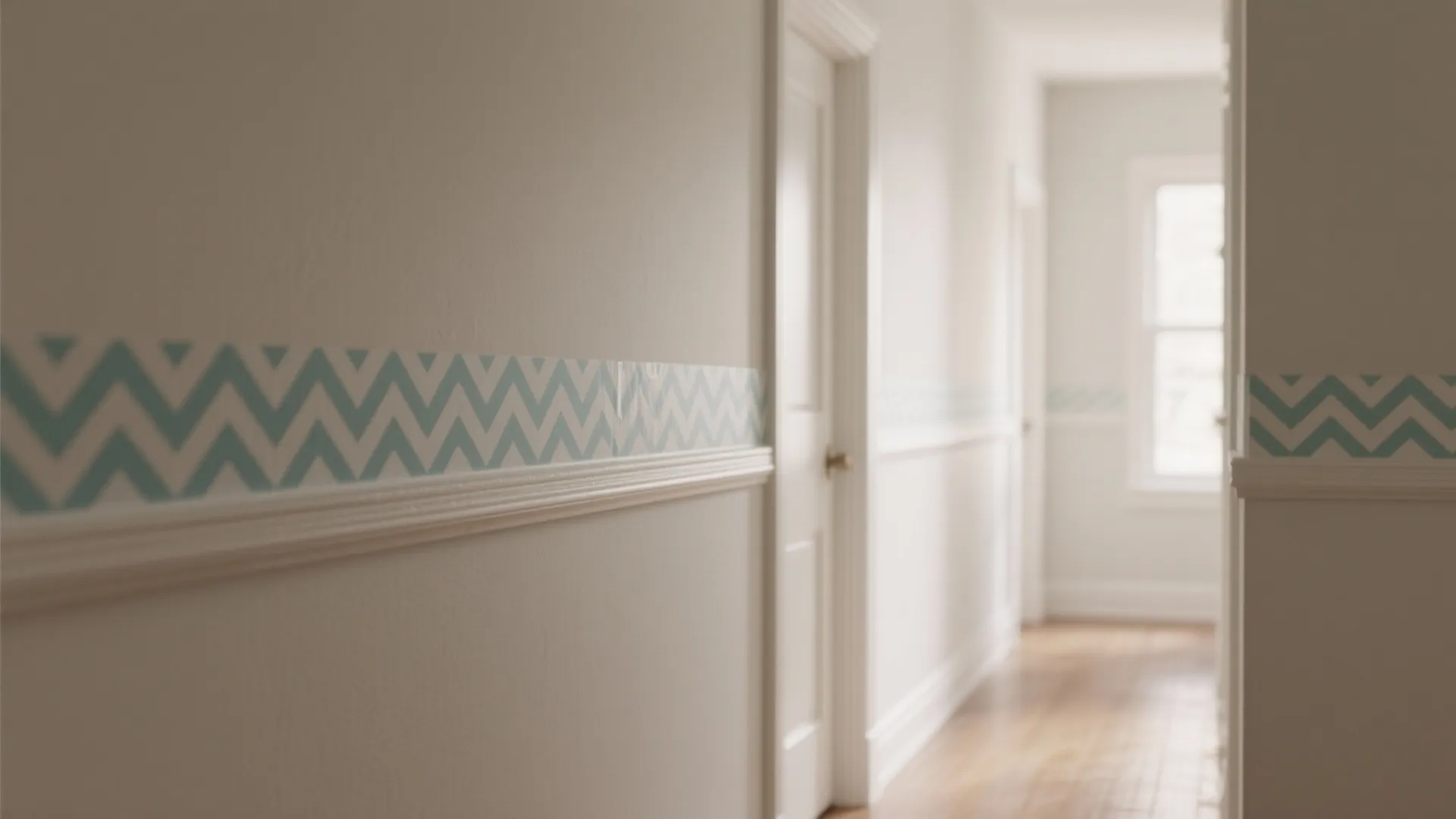 Patterned Tape or Stencil Borders