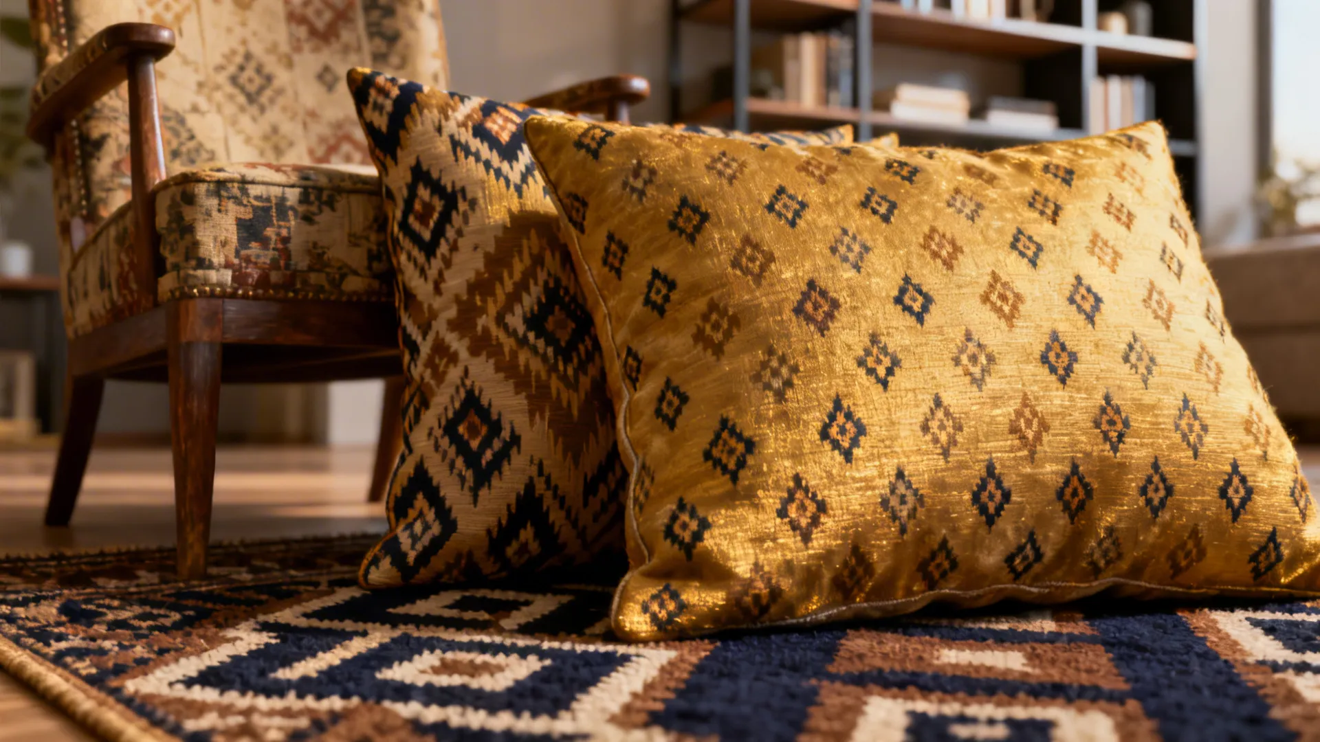 5. Patterned Textiles to Tie It Together