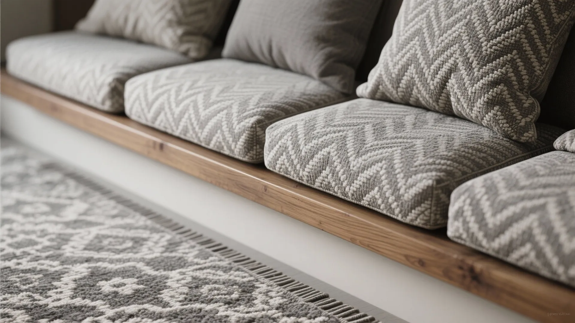 5. Patterned Textiles and Wood Details