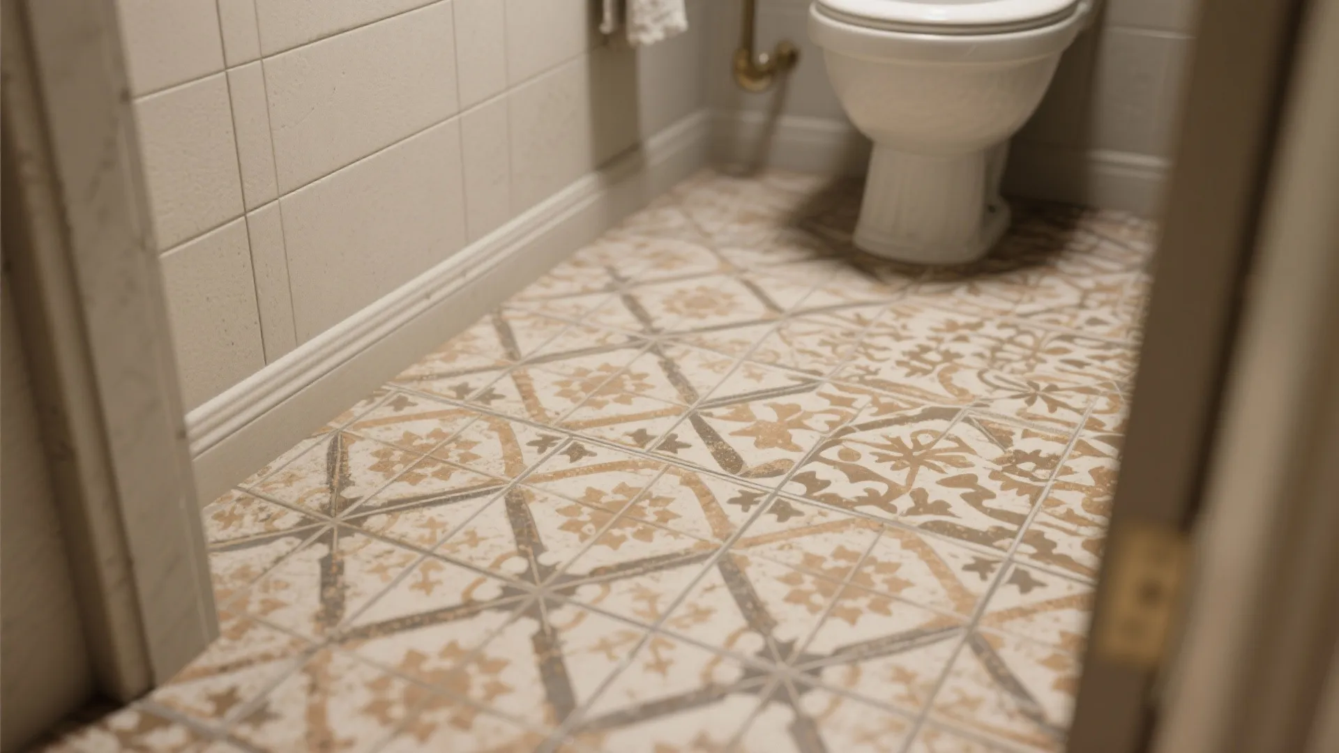 4. Patterned tile as the focal point