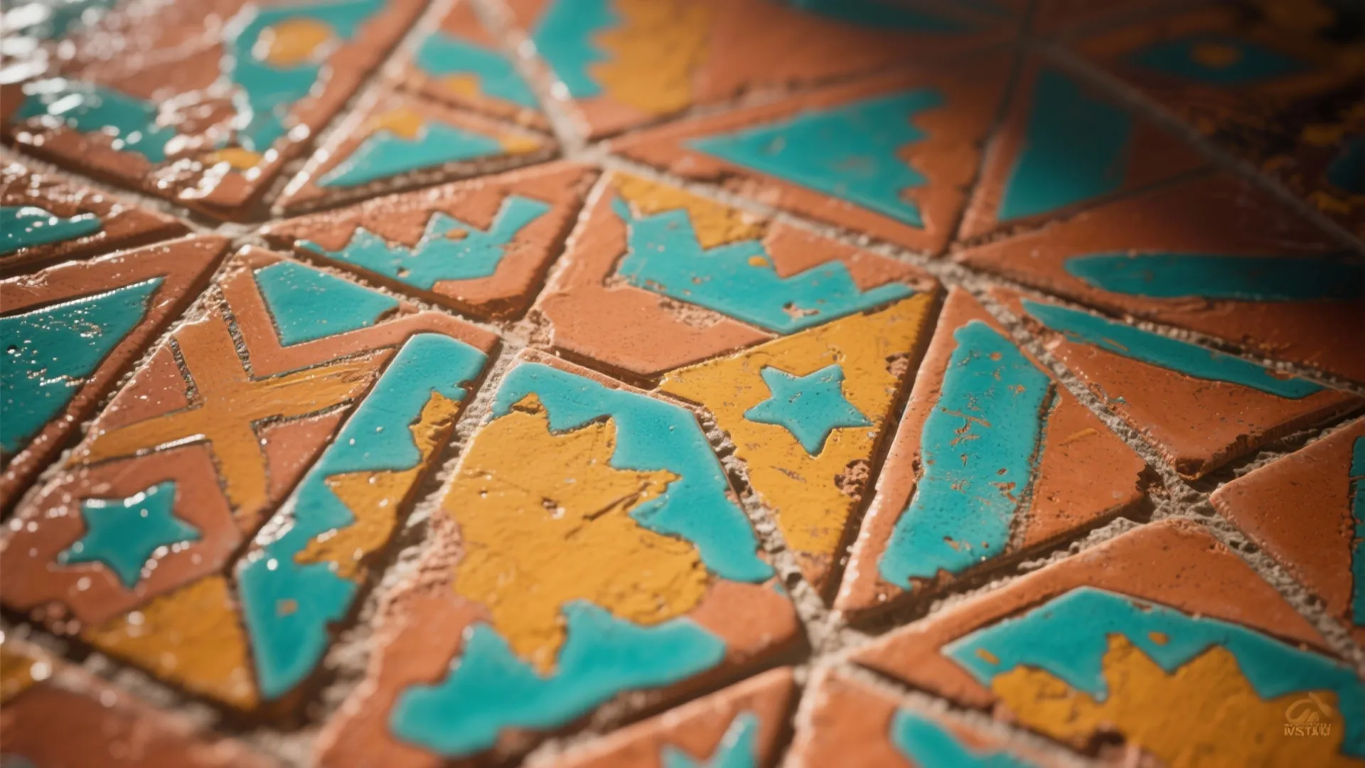 2. Patterned Tile That Tells a Story