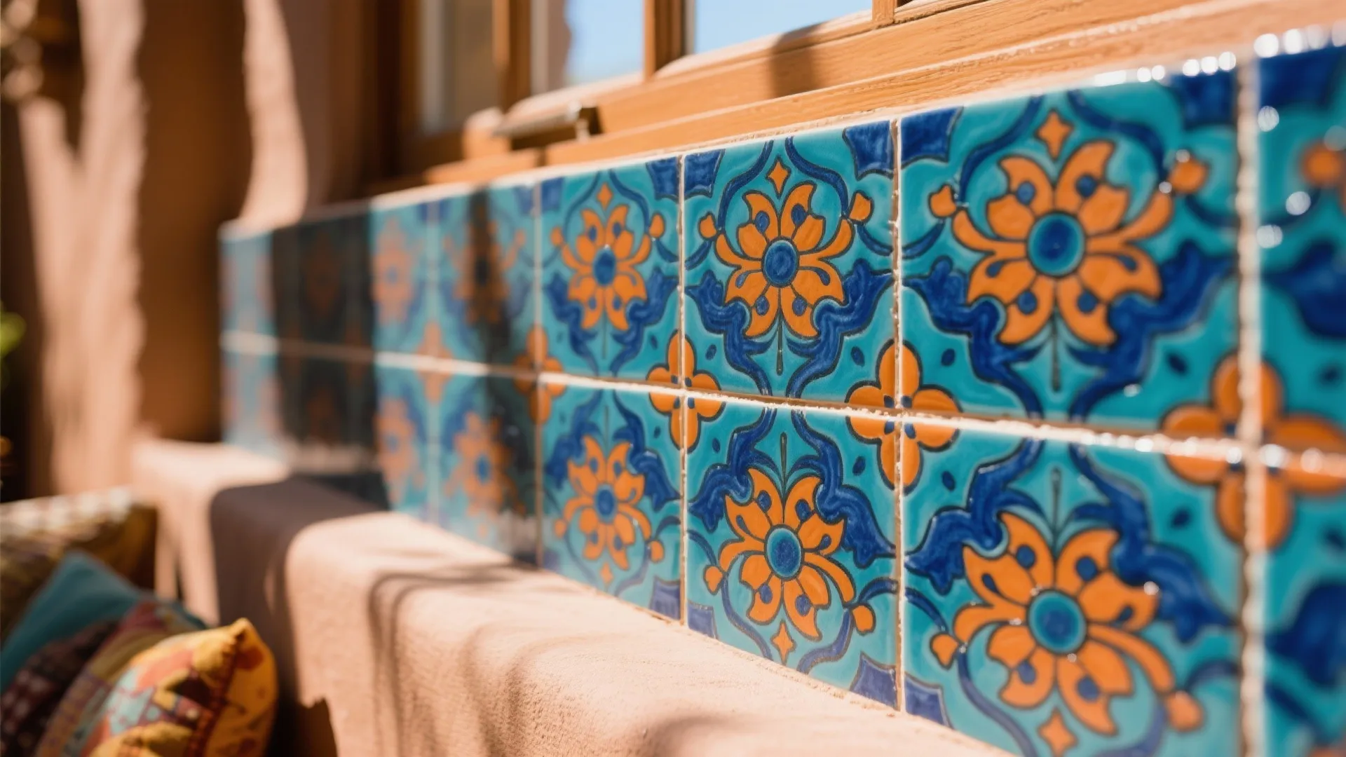 7. Patterned Tile Accents