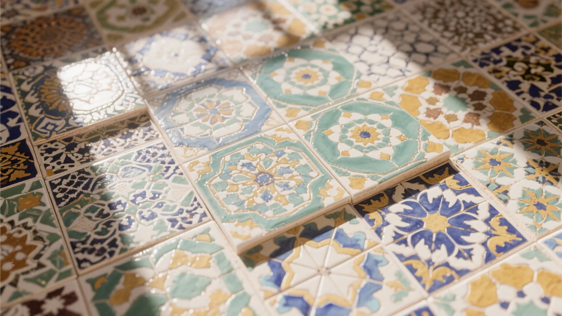 5. Play with Patterned Tiles