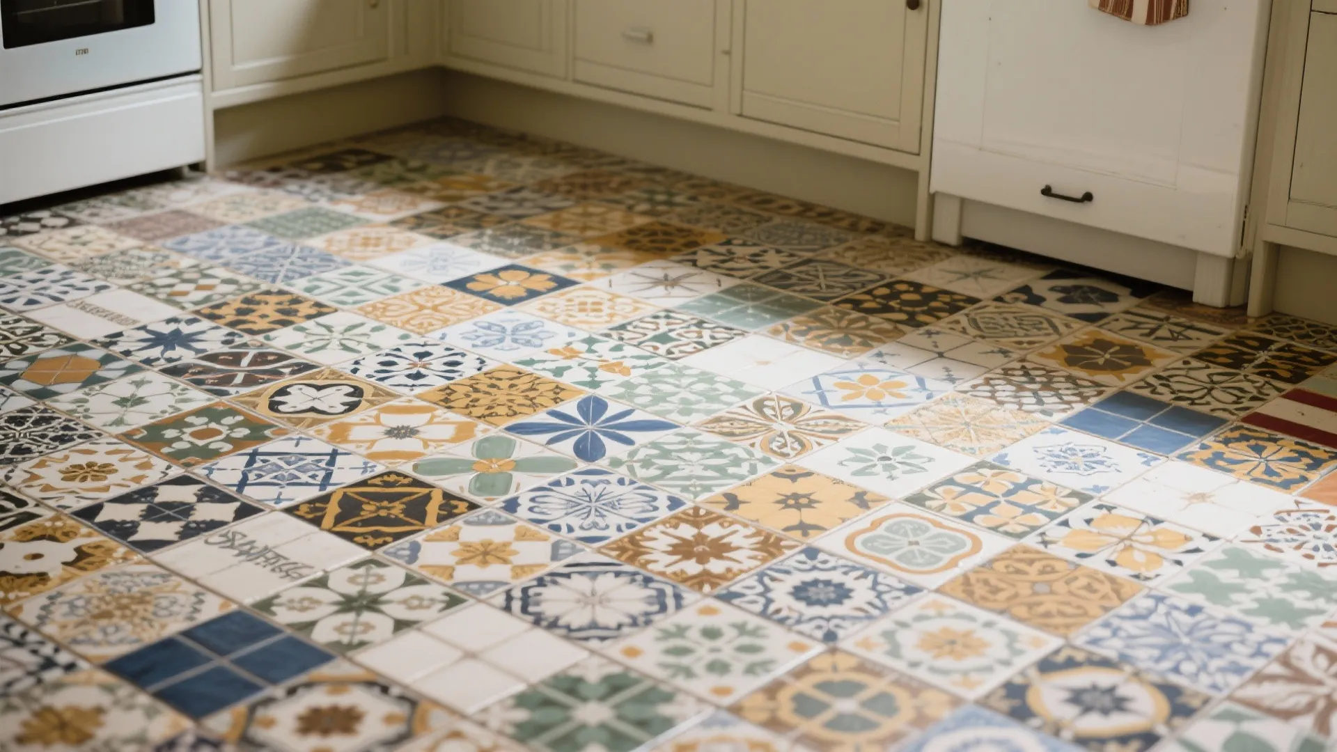 Tip 1: Patterned Tiles That Tell a Story