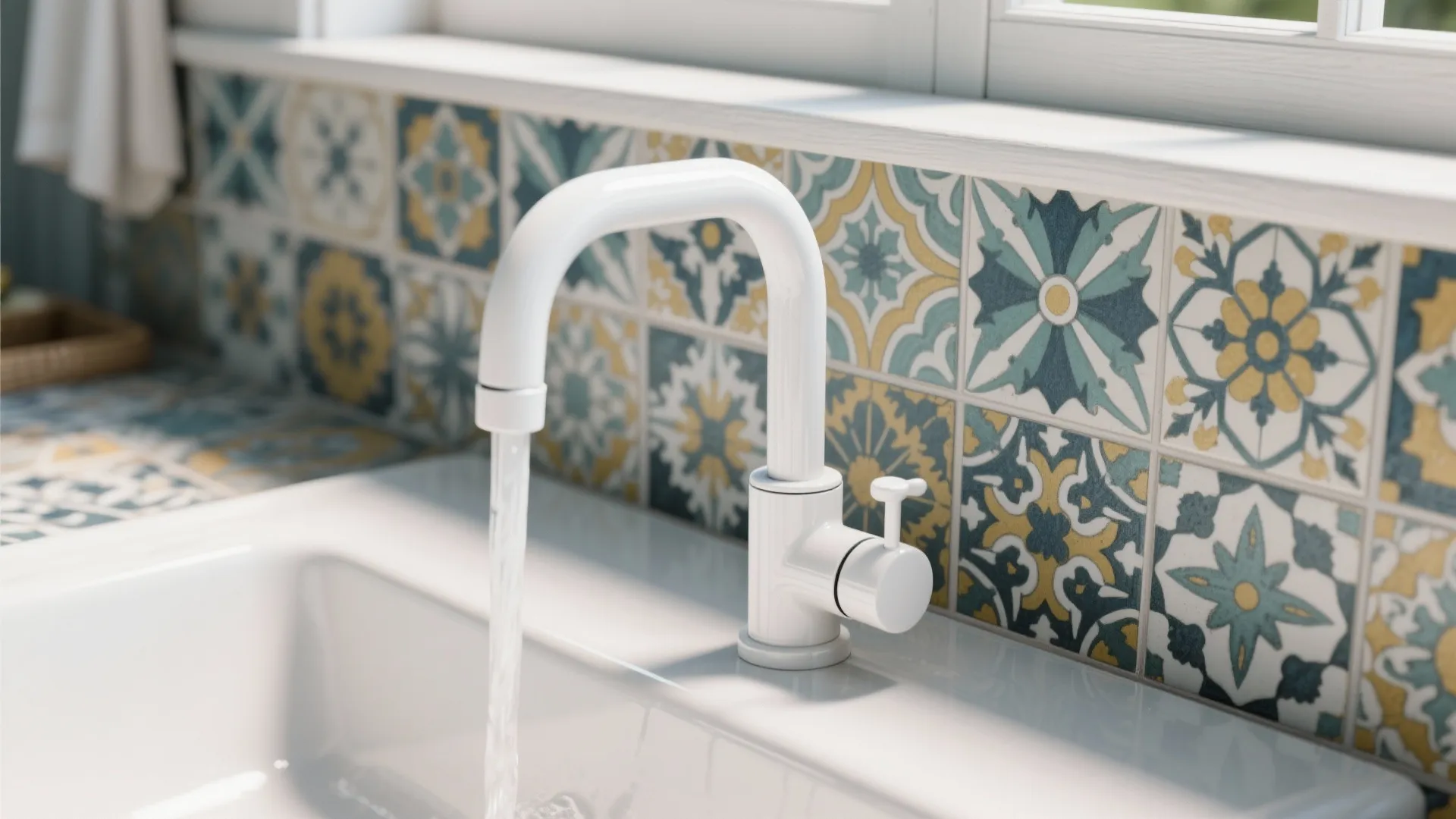 5. Pair with patterned tile for personality