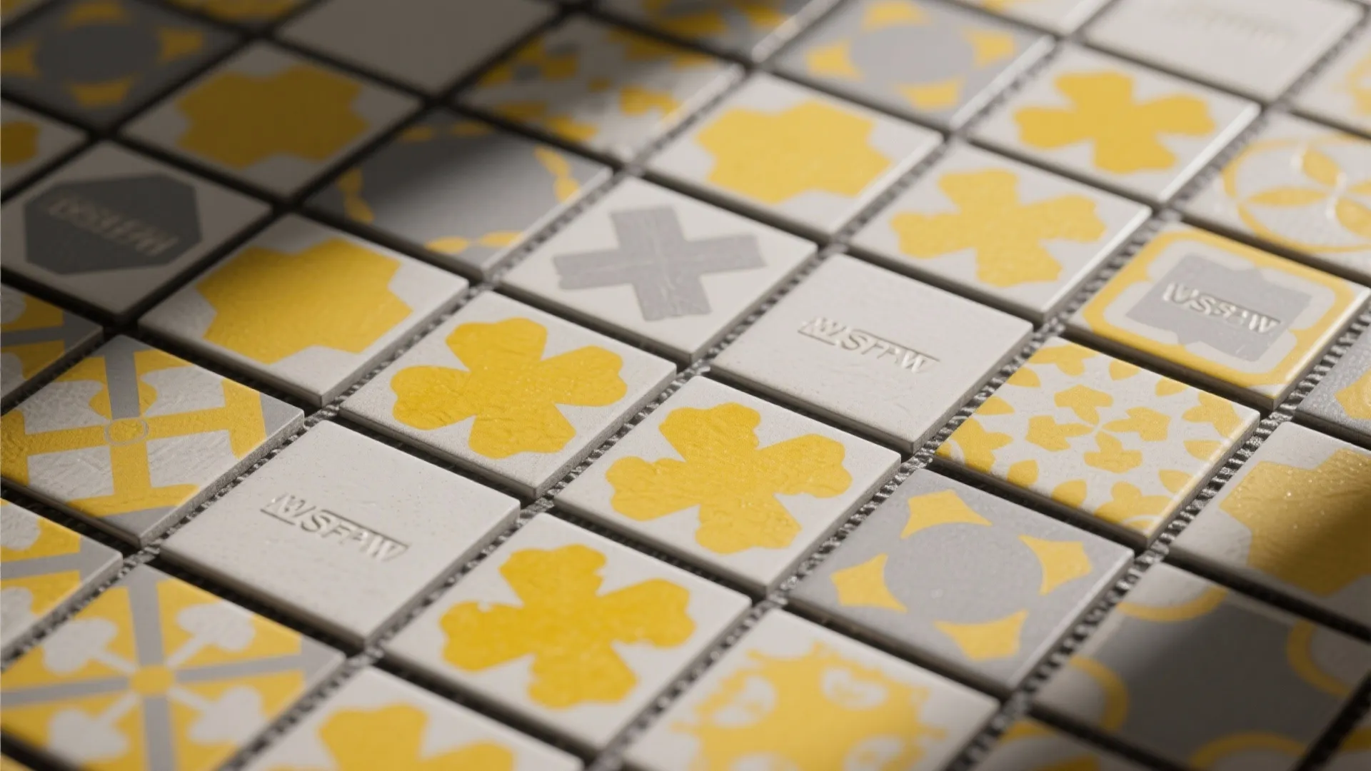 3. Patterned Tiles for Interest